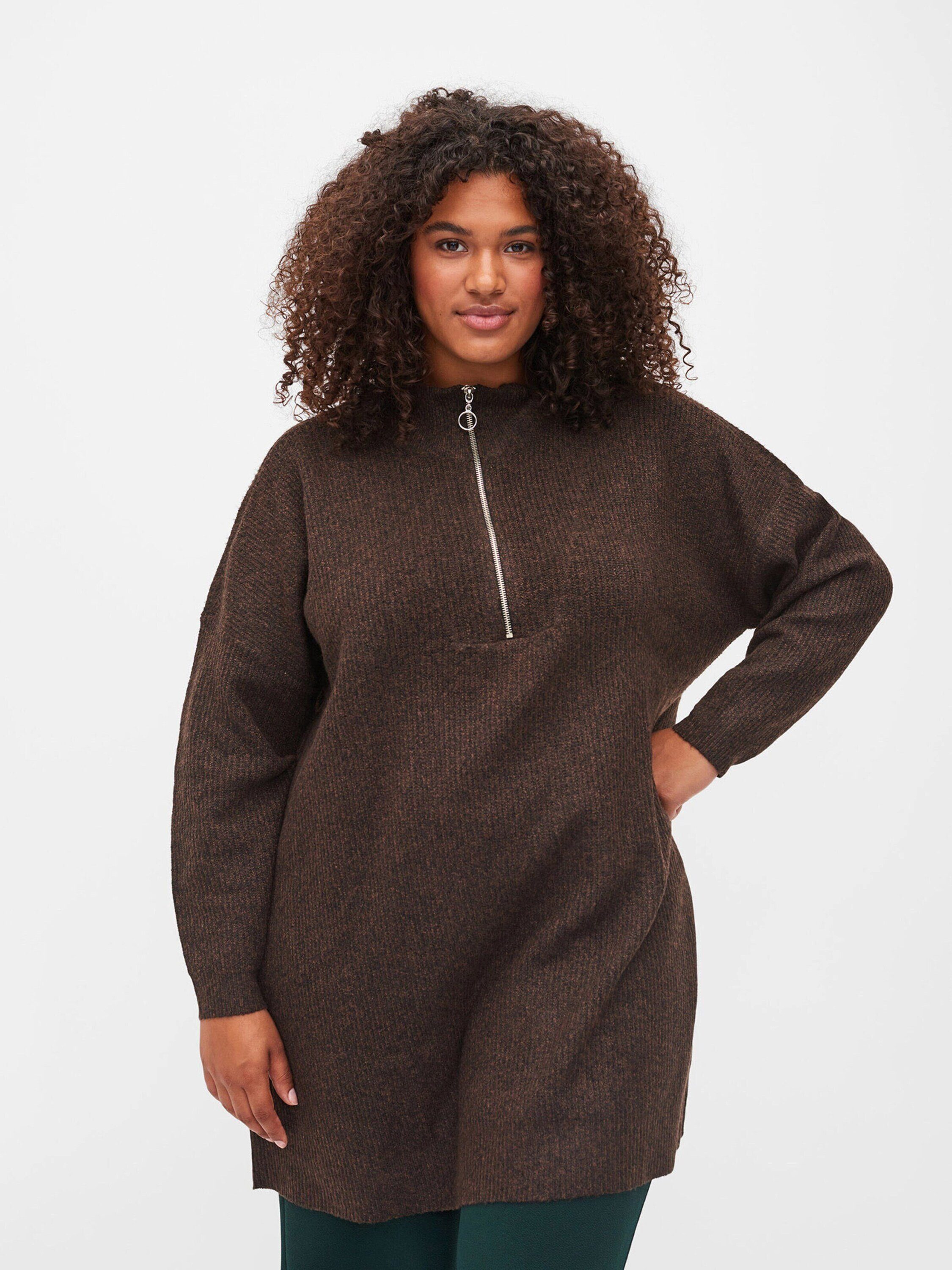 SUNNY Strickpullover (1-tlg) Plain/ohne Zizzi Details