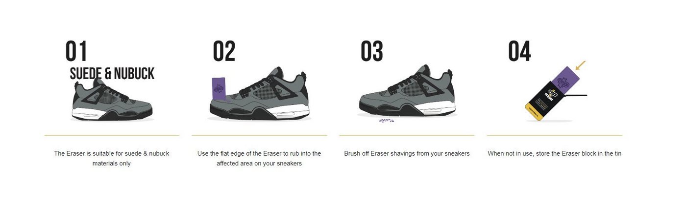 Thumbnail - Crep Protect Schuhputzbürste Eraser - der Schmutzradierer für Sneaker aus Wildleder & Nubuk, (1-tlg)
