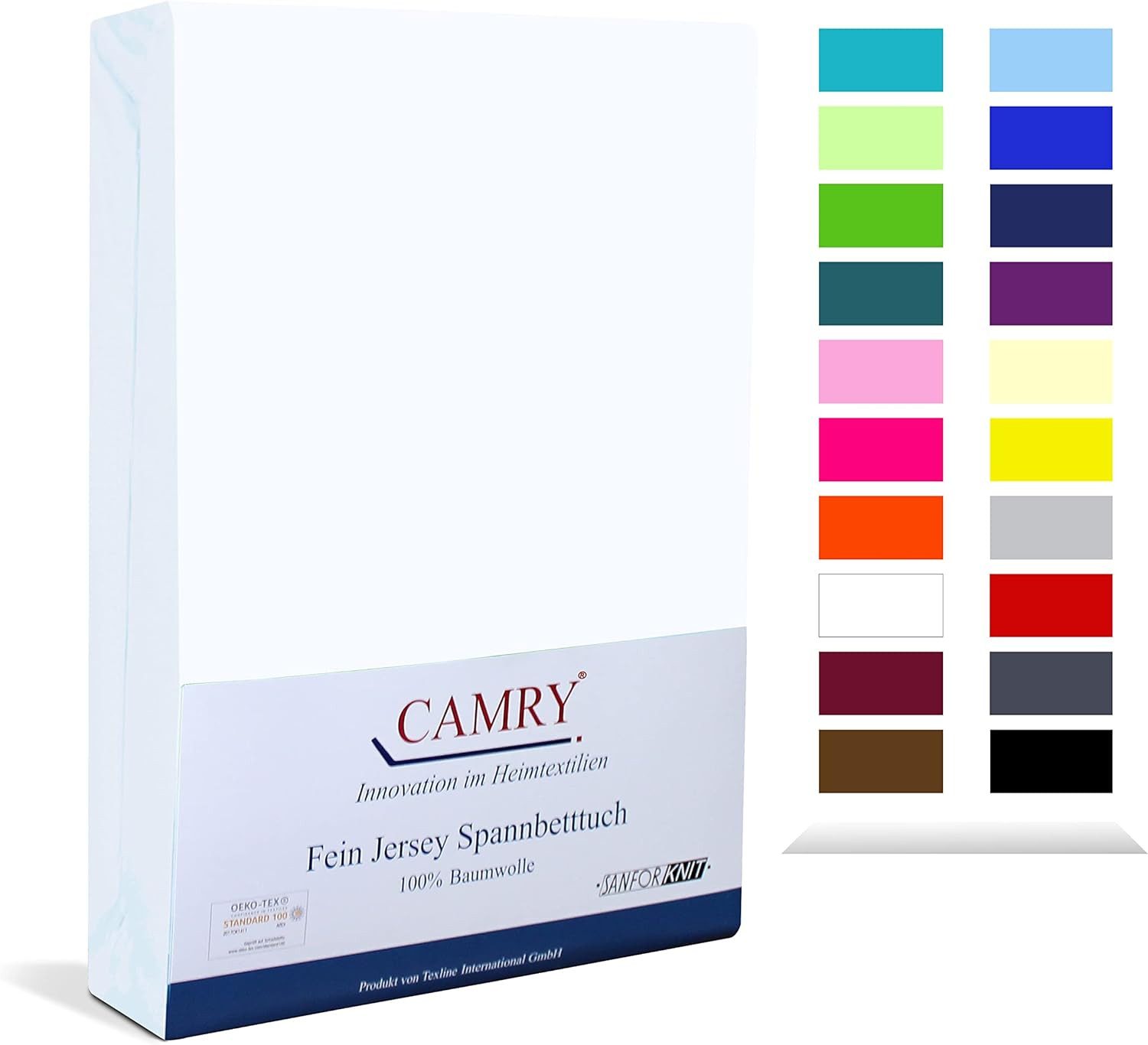 Camry Spannbettlaken CLASSIC, Jersey Baumwolle, Gummizug: günstig online kaufen