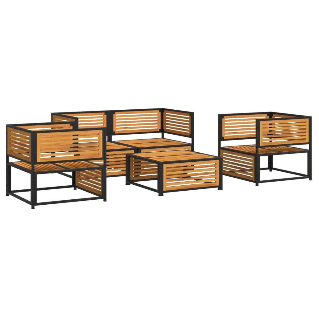 vidaXL Gartenlounge-Set 5-tlg. Garten-Sofagarnitur mit Kissen günstig online kaufen
