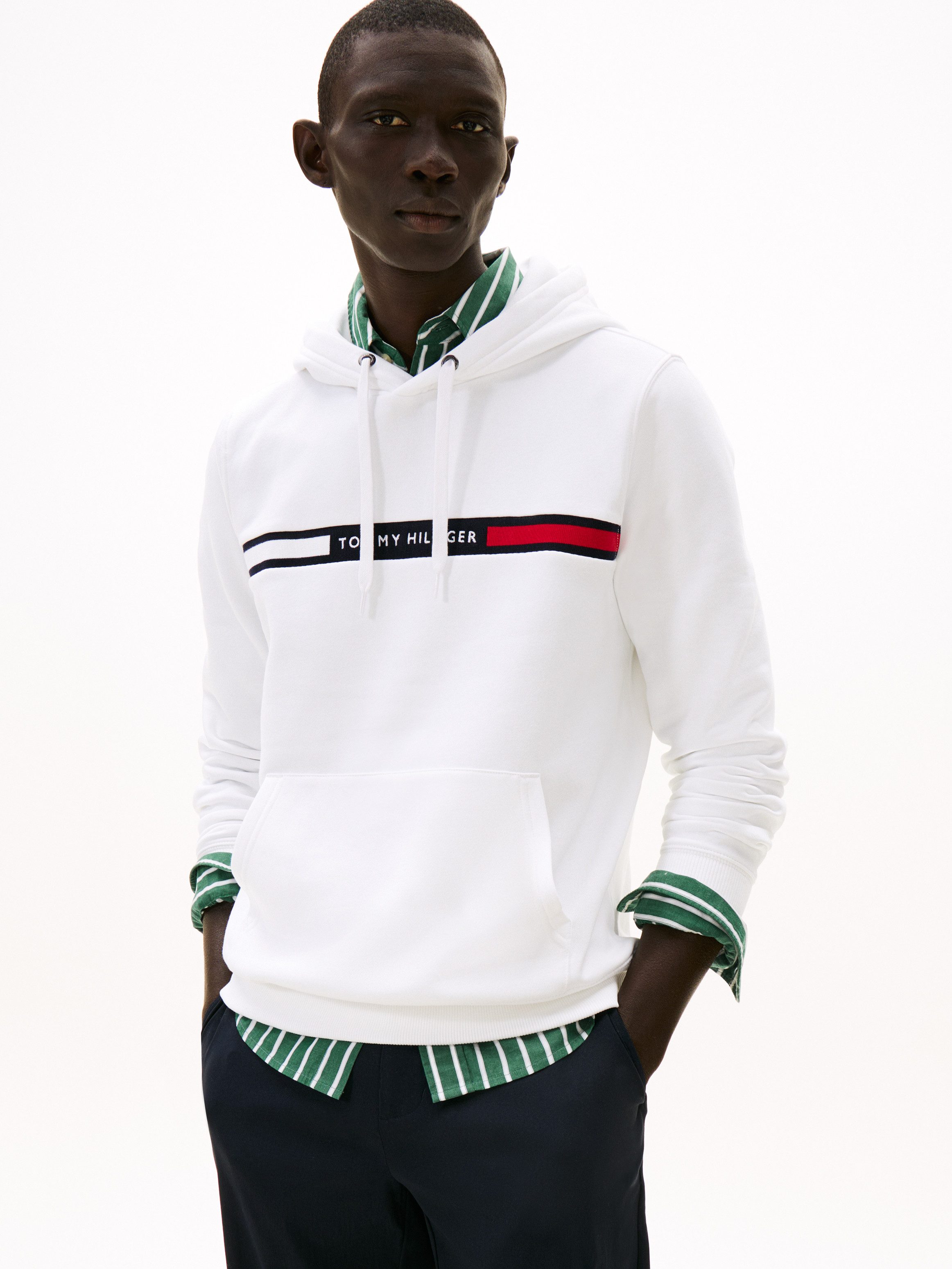Tommy Hilfiger Kapuzensweatshirt HILFIGER CHEST INSERT HOODY mit Kapuze und günstig online kaufen