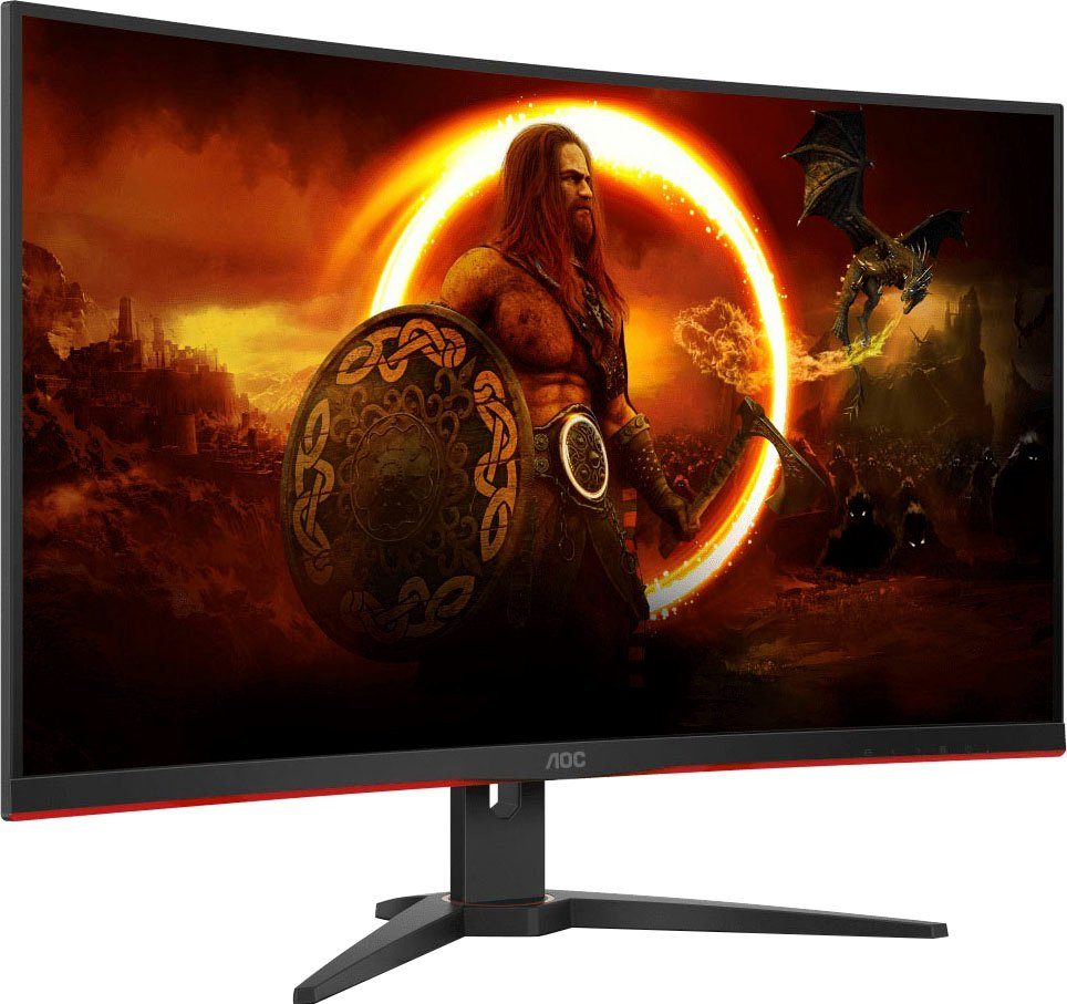 AOC C32G2ZE/BK Curved-Gaming-Monitor (80 cm/32 ", 1920 x 1080 px, Full HD, 1 ms Reaktionszeit, 240 Hz, VA LED)