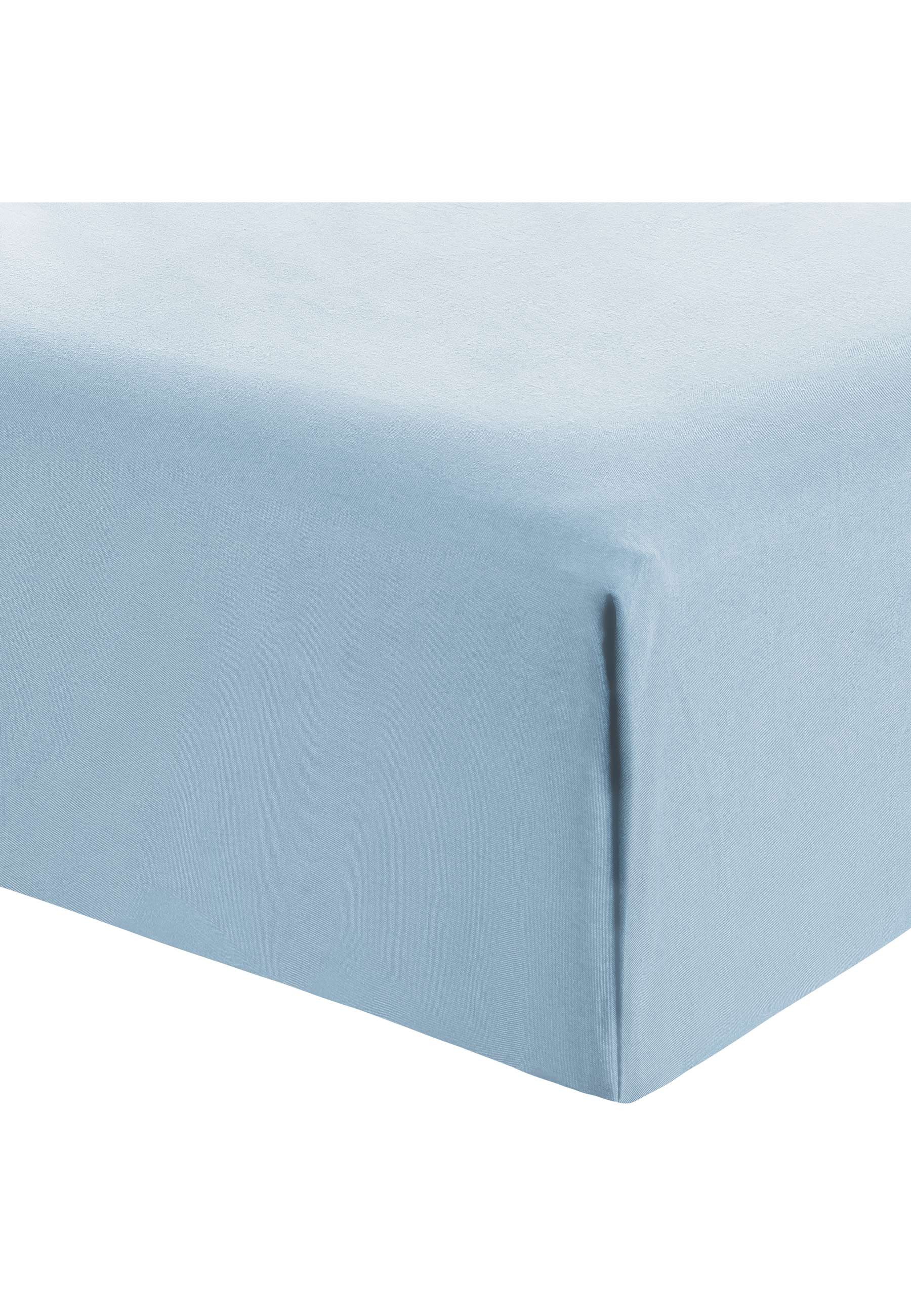 MELA Spannbettlaken Unisex Perkal Spannbetttuch KASOL, günstig online kaufen