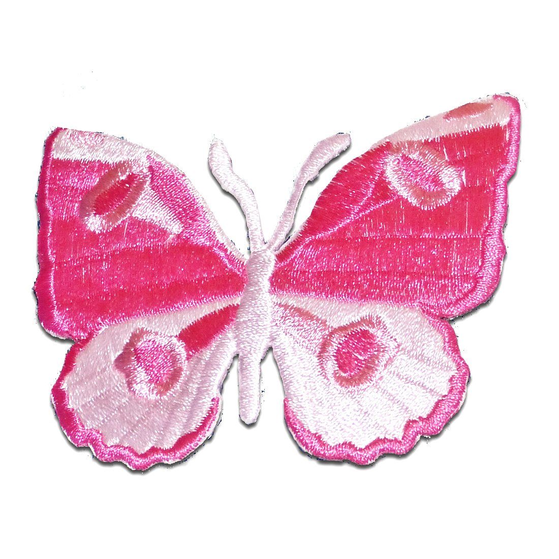 Catch the Patch Aufnäher Bügelbild, Aufbügler, Applikationen, Patches, Flicken, zum aufbügeln, Polyester, Schmetterling - Größe: 6,8 x 6,3 cm