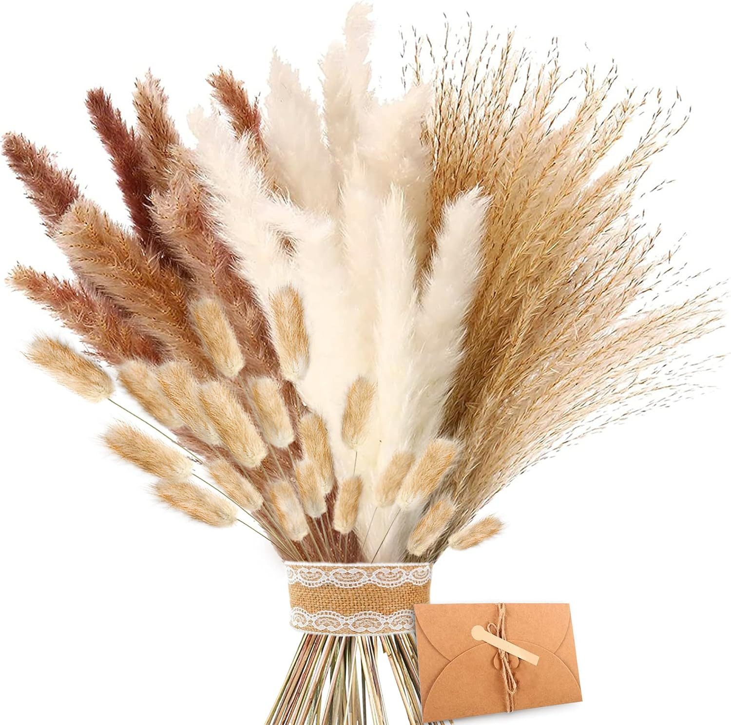 Trockenblume für Hochzeits-Boho-Blumen und Tischdekoration zu Hause, Agger