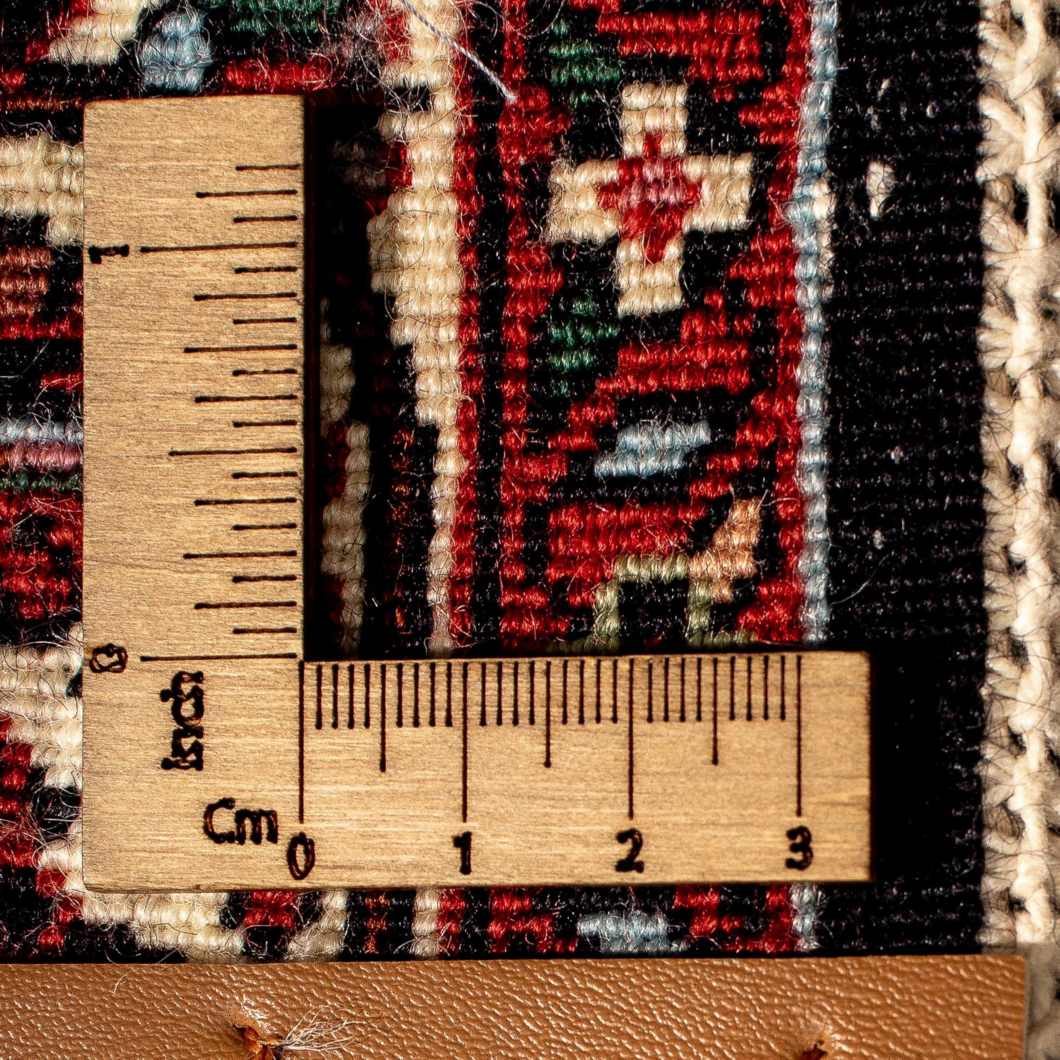 Orientteppich Perser morgenland, Handgeknüpft, - - Höhe: mit Zertifikat mm, cm Bidjar rechteckig, 83 Wohnzimmer, Einzelstück mehrfarbig, 15 297 x 