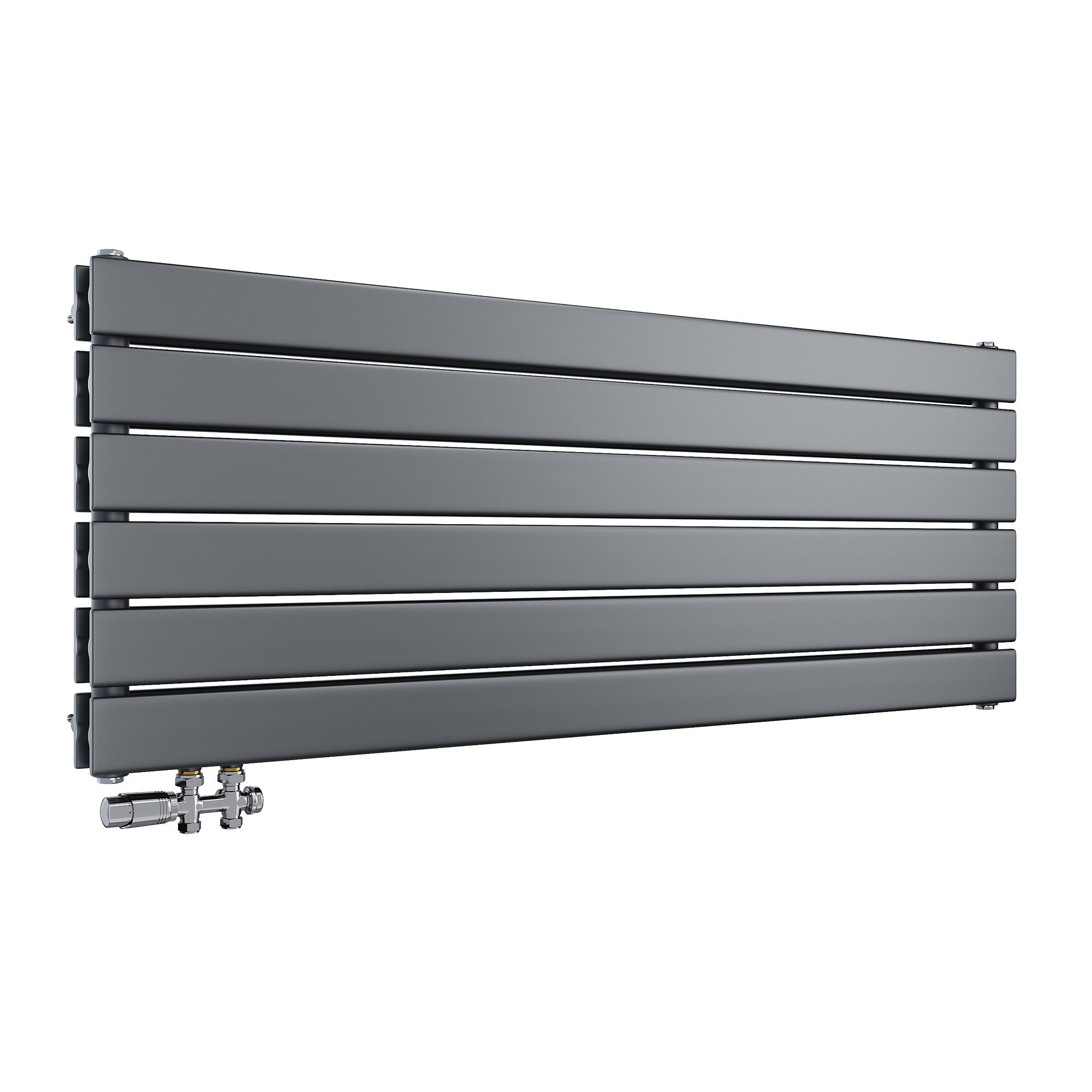 SONNI Heizkörper Heizkörper Wasserbeheizte Heizkörper,Breite 1200mm,Schwarz günstig online kaufen