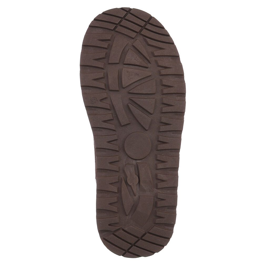 Ital-Design Damen Slip-on Plateau Schuh mit Profilsohle Snowboots (92214517) Flach Stiefeletten in Braun