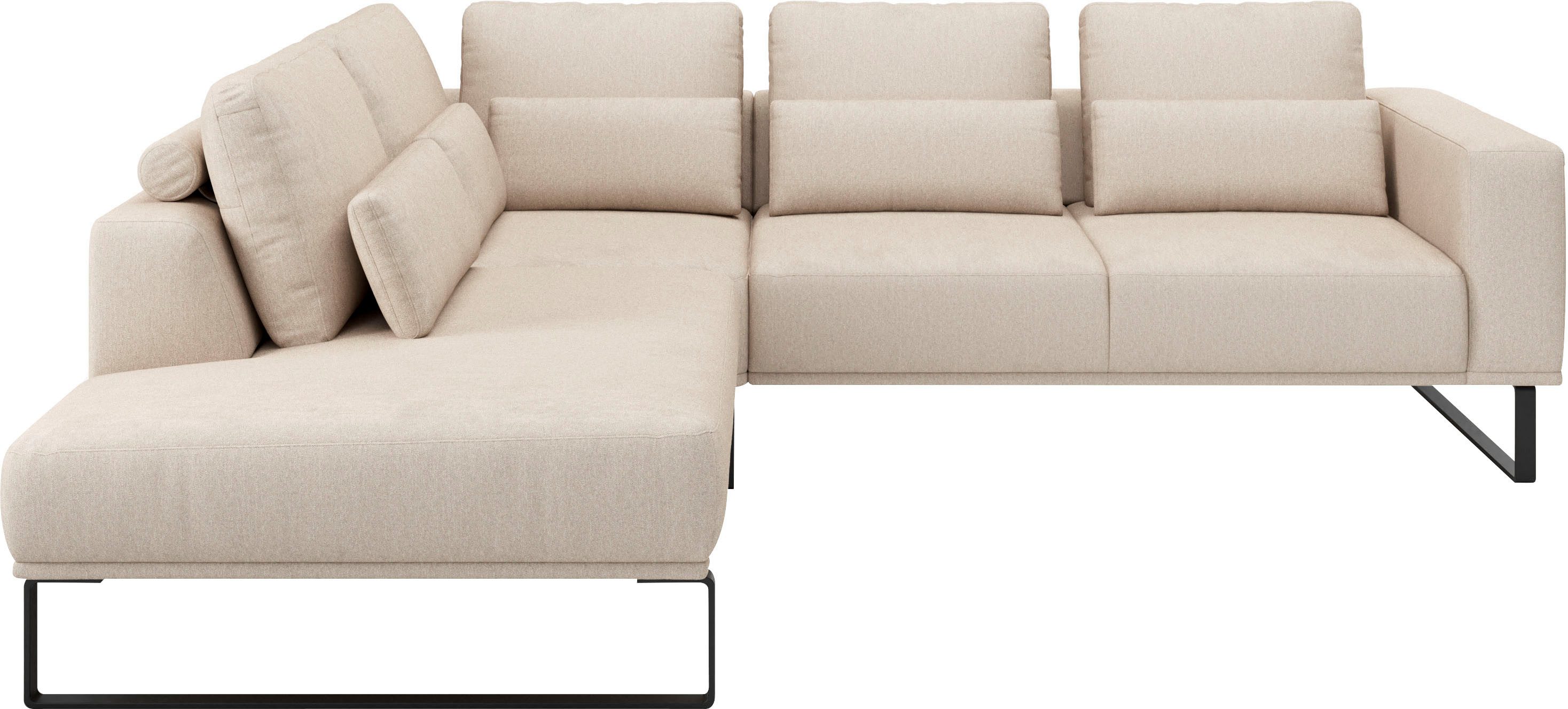 Musterring Ecksofa JUSTB! PM100, stilvoller Lounge-Komfort von Musterring, Kollektion Bettina Zimmermann, optionaler Sitzvorzug & Fuß-Auswahl