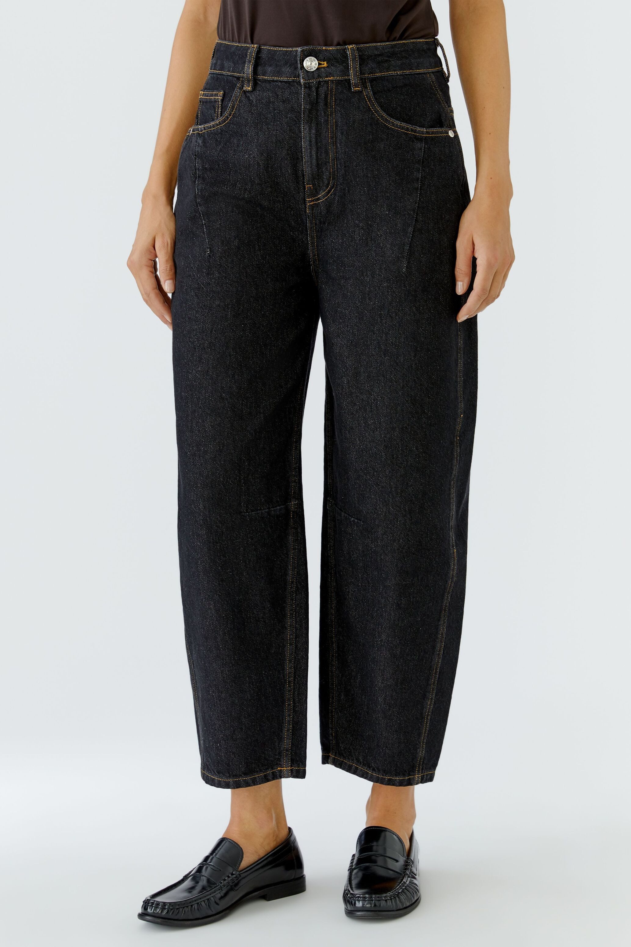 Oui Relax-fit-Jeans Relaxed Fit Detailprint