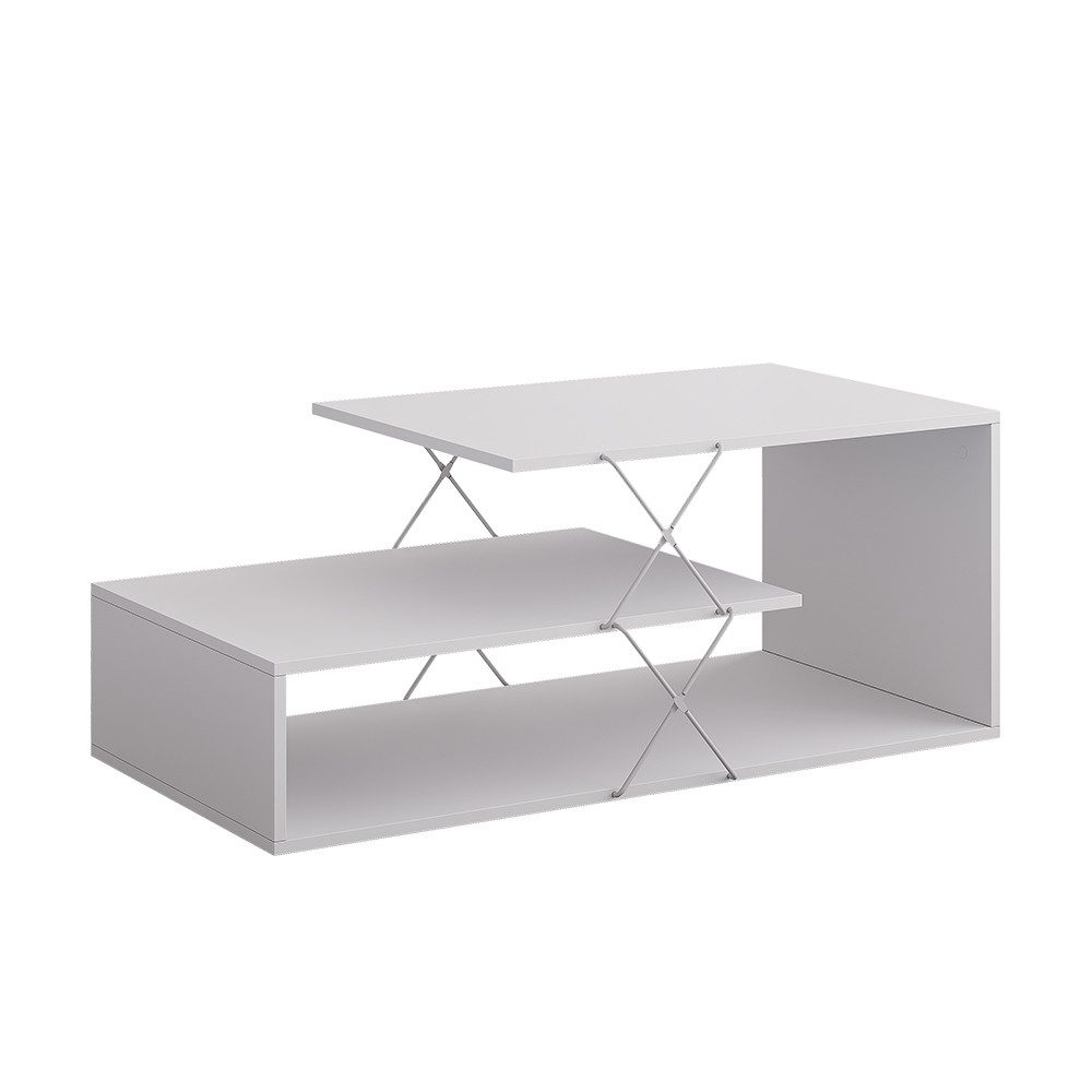 Vicco Couchtisch Nario, Weiß, 100 x 50 cm (1-St) günstig online kaufen