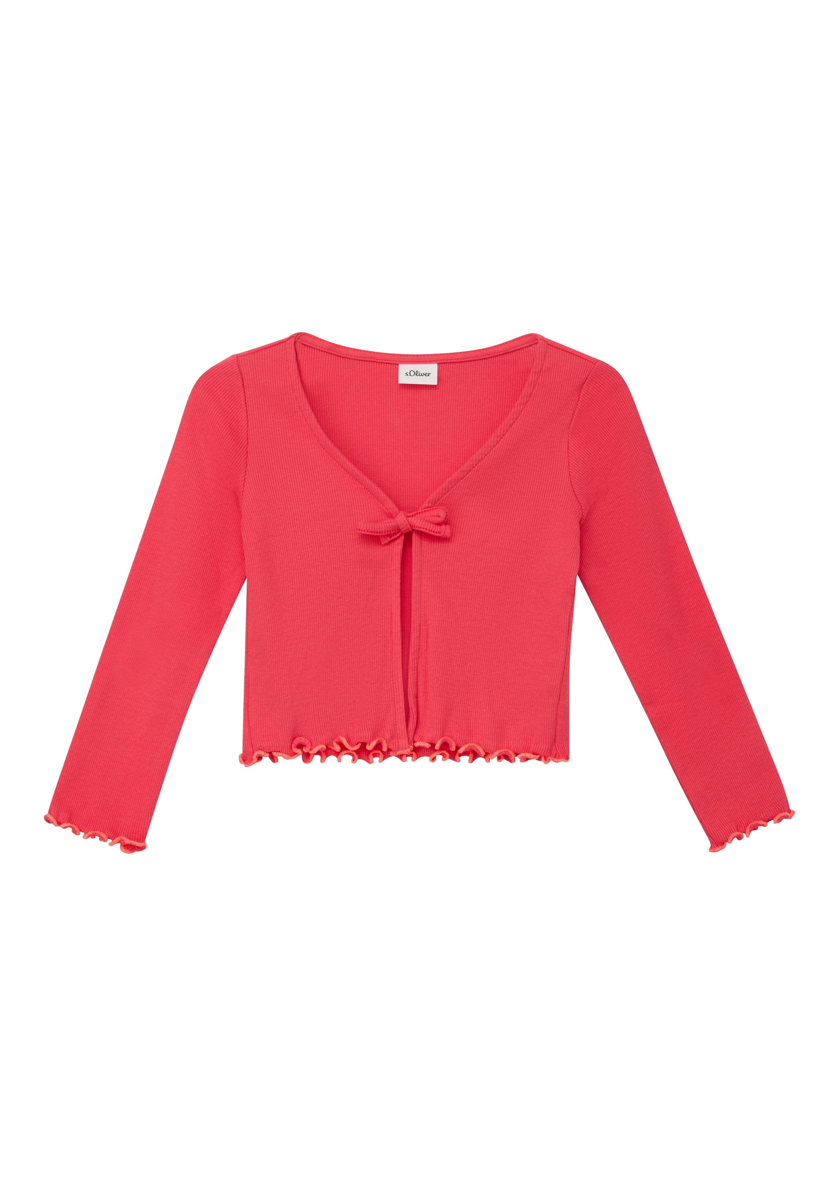 s.Oliver Junior Bolero mit Bindeband und gekräuseltem Saum