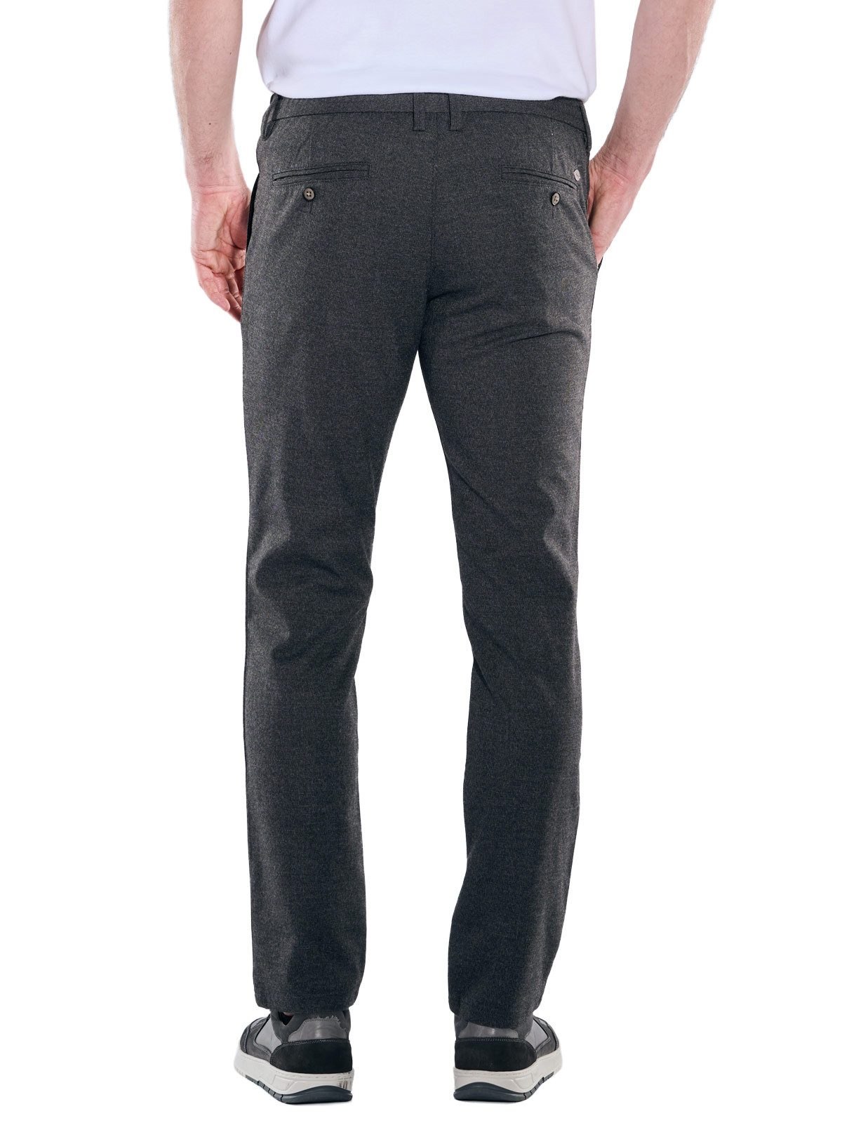 Engbers Chinohose Herren Chino strukturiert, Granitgrau günstig online kaufen