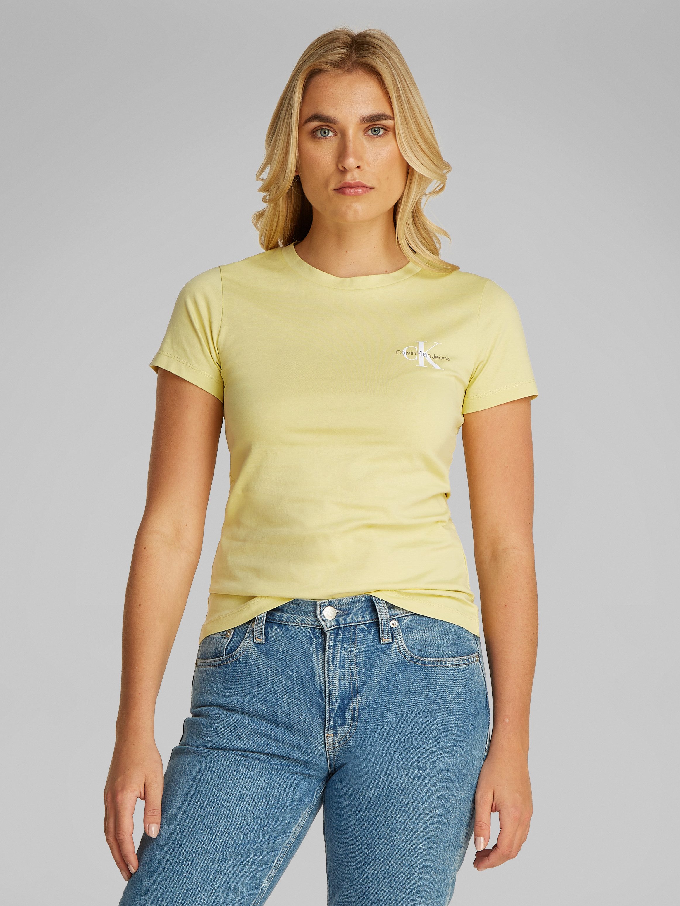 Calvin Klein Jeans T-Shirt 2-PACK MONOLOGO SLIM TEE (Packung, 2er-Pack) mit günstig online kaufen