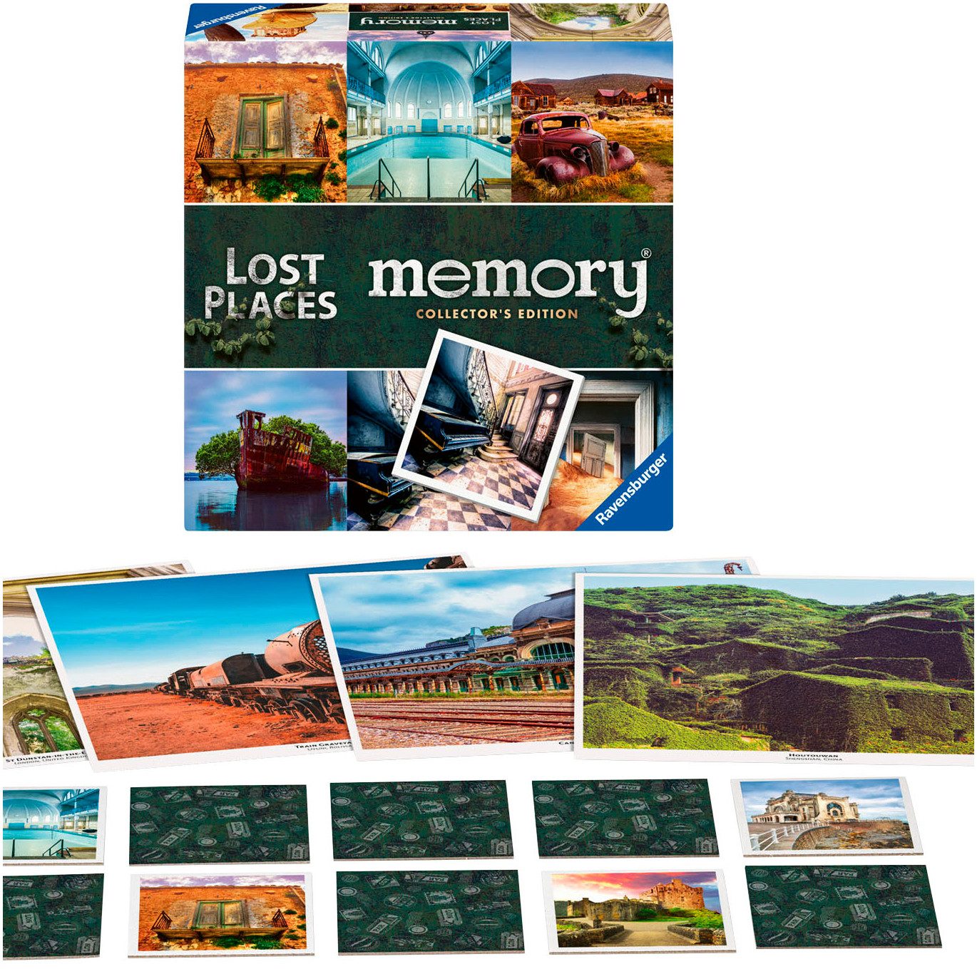 Ravensburger Spiel Collector's memory® Lost Places, Gesellschaftsspiel, Made in Europe