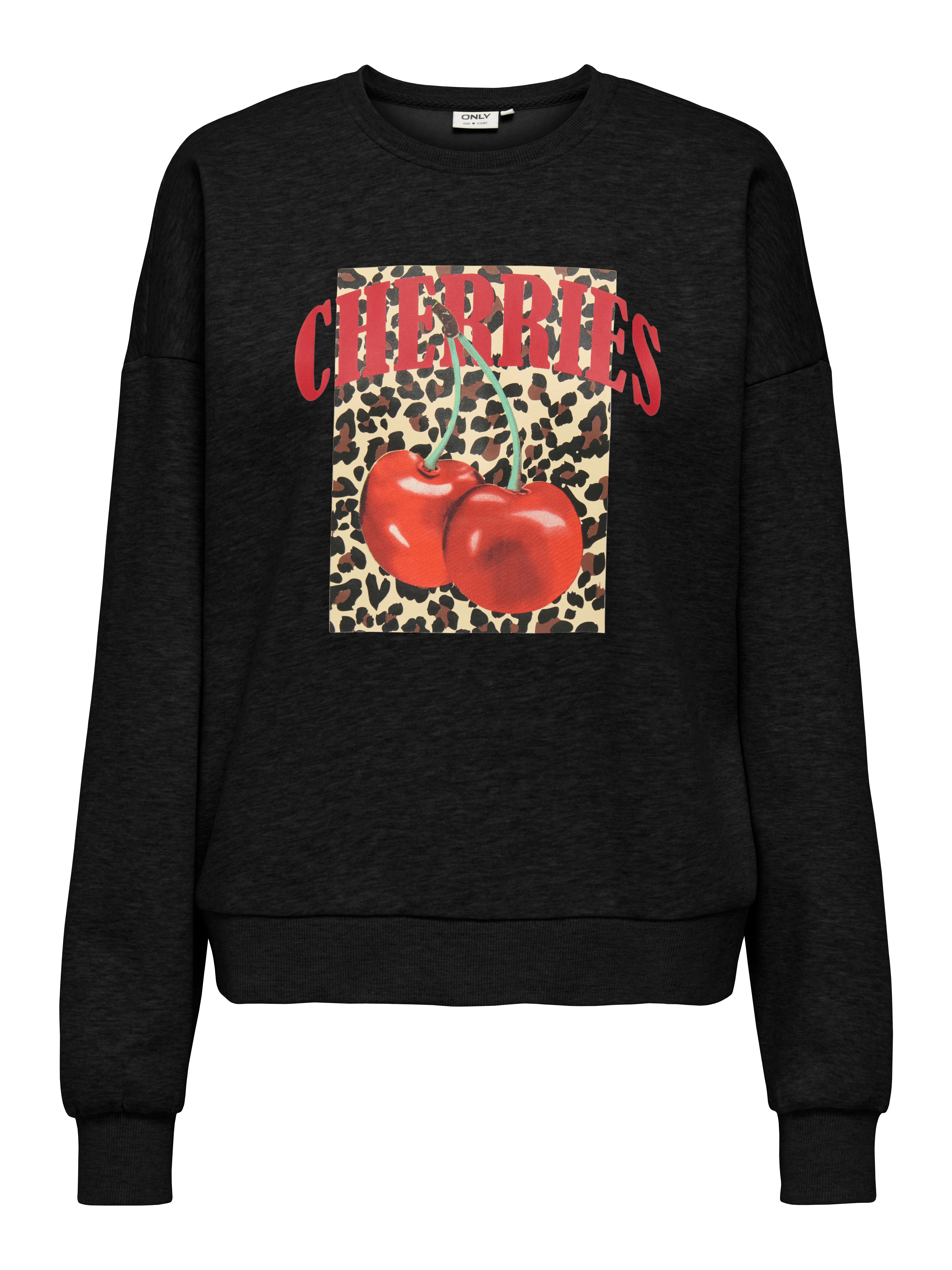 ONLY Sweatshirt ONLJOLANA L/S O-NECK BERRY PRINT CS SWT günstig online kaufen