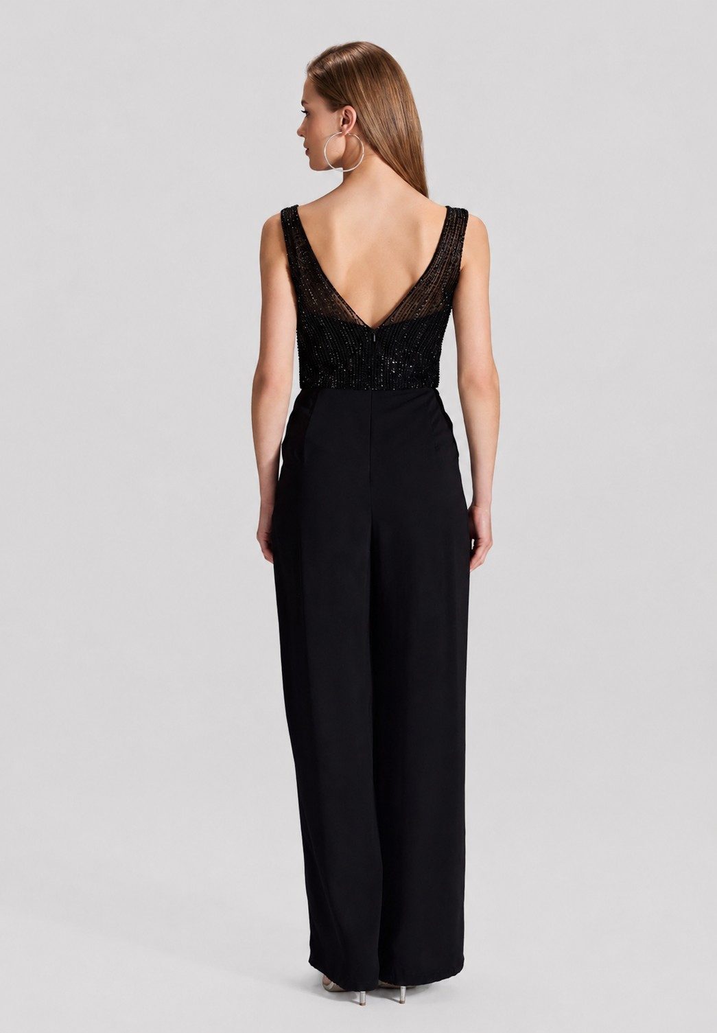 Hey Kyla Jumpsuit - Jumpsuit mit Stickerei Oberteil in figurbetonter Passform