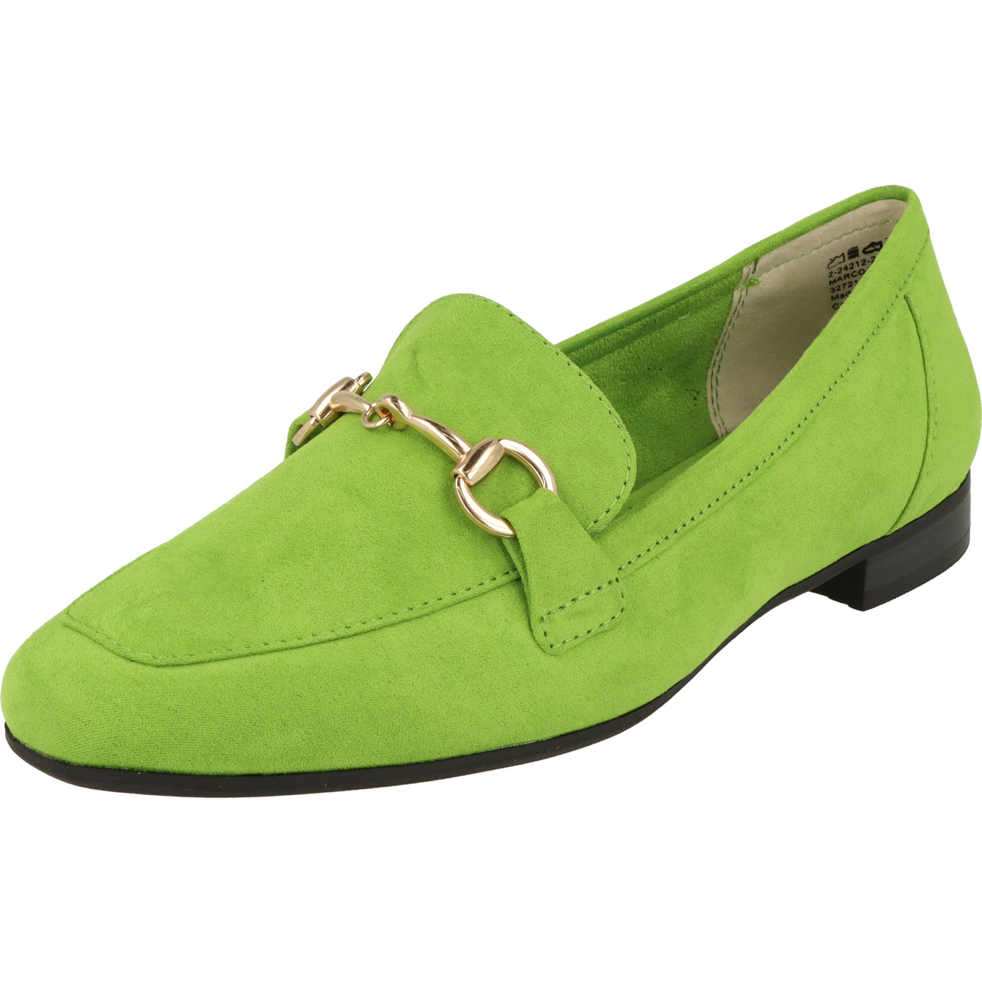 MARCO TOZZI Vegan 2-24212-42 Damen elegante Slipper Mokassin gepolstert, Kette