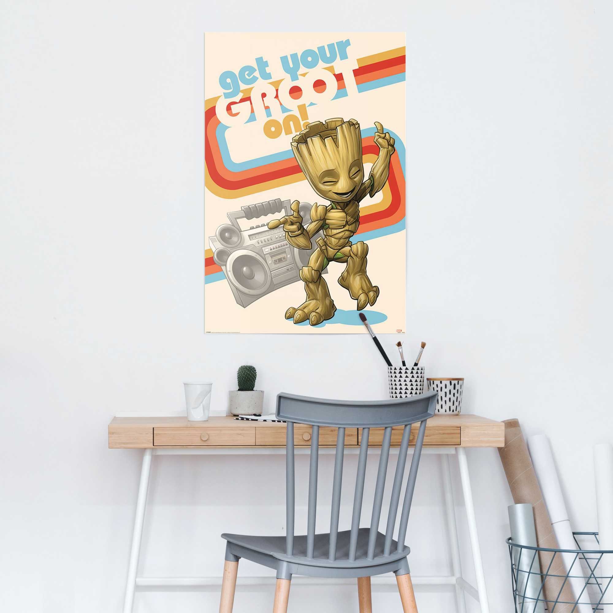 Reinders! Poster Get your Groot on Guardians of the Galaxy - Baby Groot - Ich bin Groot, (1 St) – Bild 2 von 2