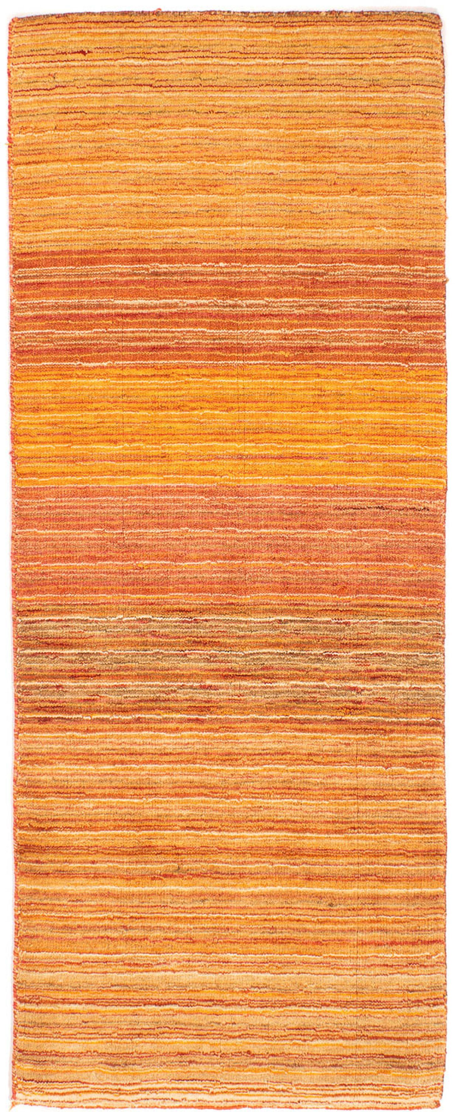 Wollteppich Gabbeh - Loribaft Softy - 160 x 62 cm - mehrfarbig, morgenland, rechteckig, Höhe: 12 mm, Wohnzimmer, Einzelstück
