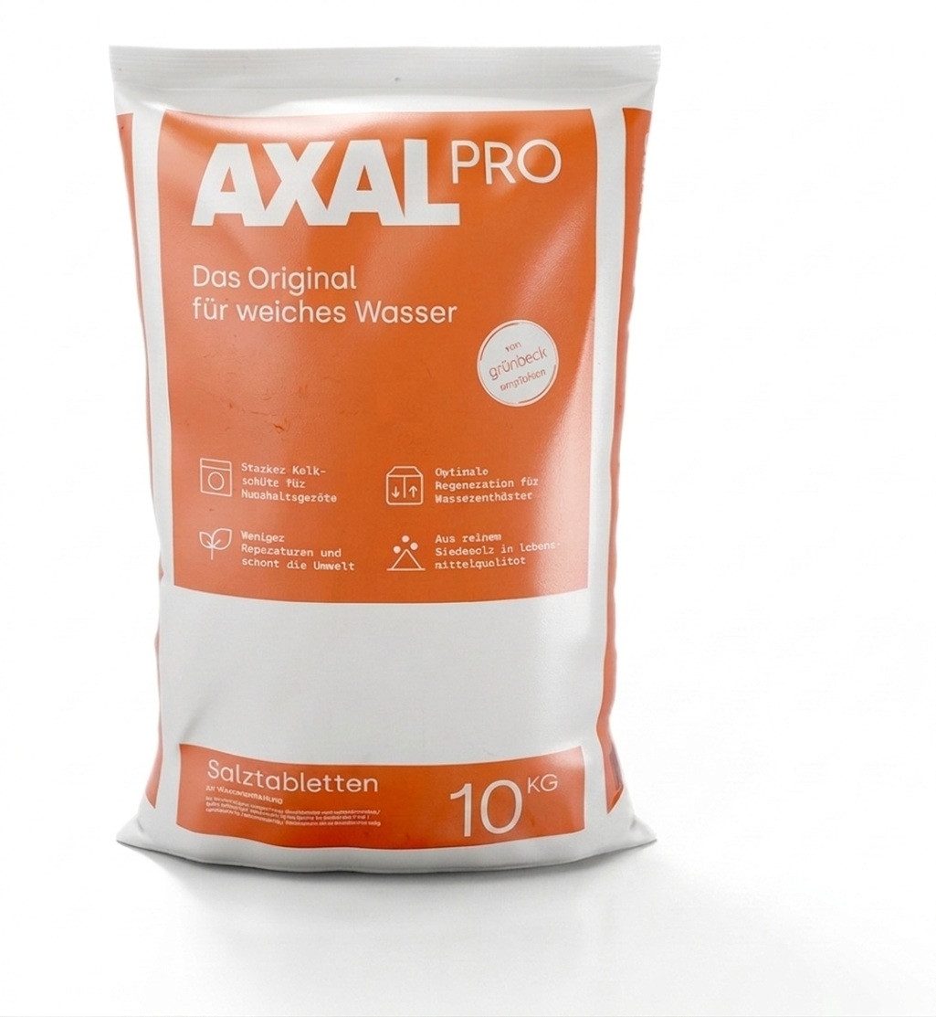K+S Minerals+Agriculture GmbH AXAL PRO Salztabletten 10 kg – Hochreines Siede- & Regeneriersalz Regeneriersalz