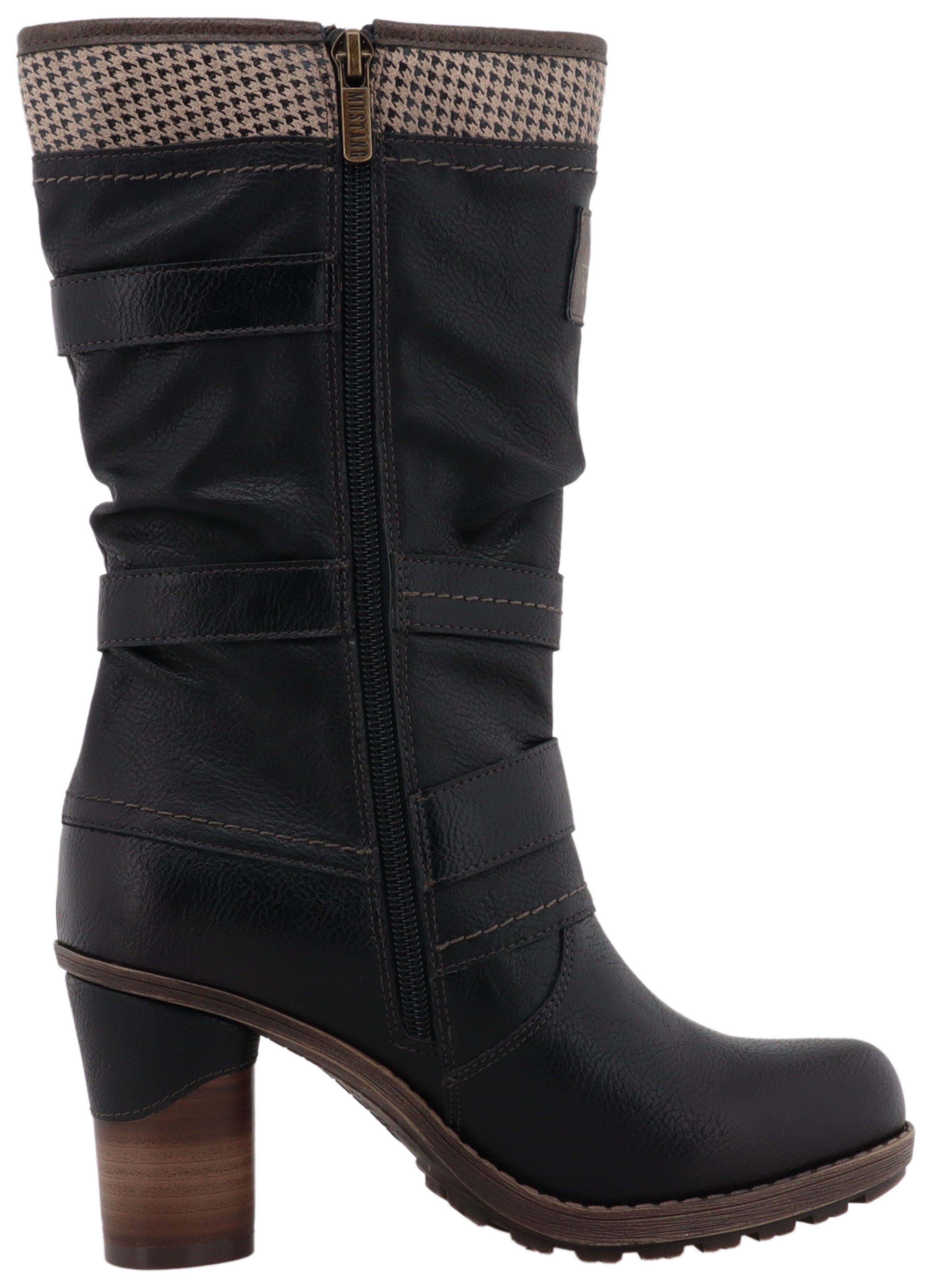 Mustang Shoes Palma Winterstiefel Kurzstiefel, Winterstiefel mit wärmendem Textifutter – Bild 5 von 5
