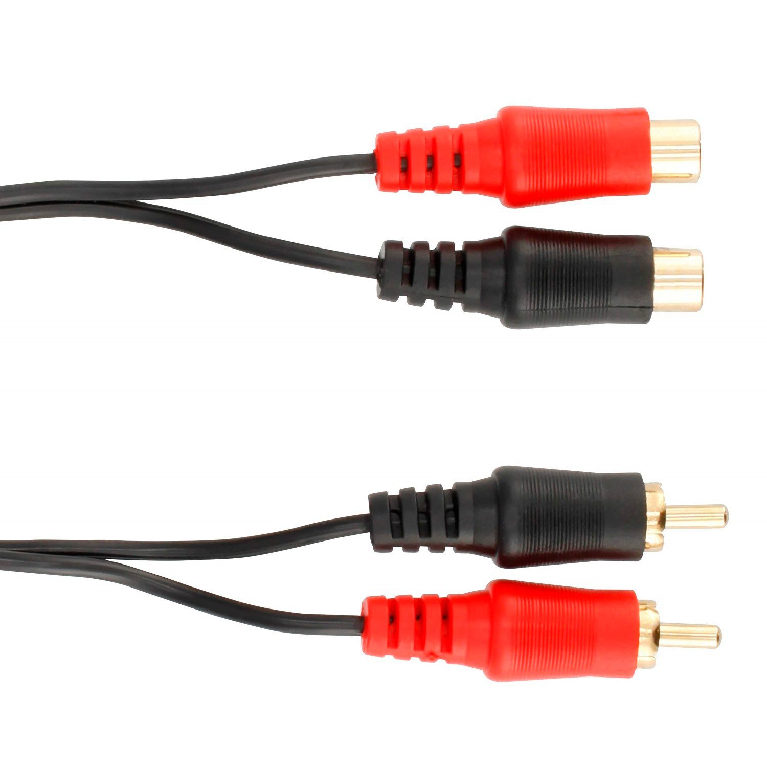 Hama NF Entstör-Filter Masse-Entkoppler 2 Kanal Auto-Adapter Cinch zu Cinch-Buchse, Chinch Cinch PKW Kfz Auto-Radio verhindert Störgeräusche