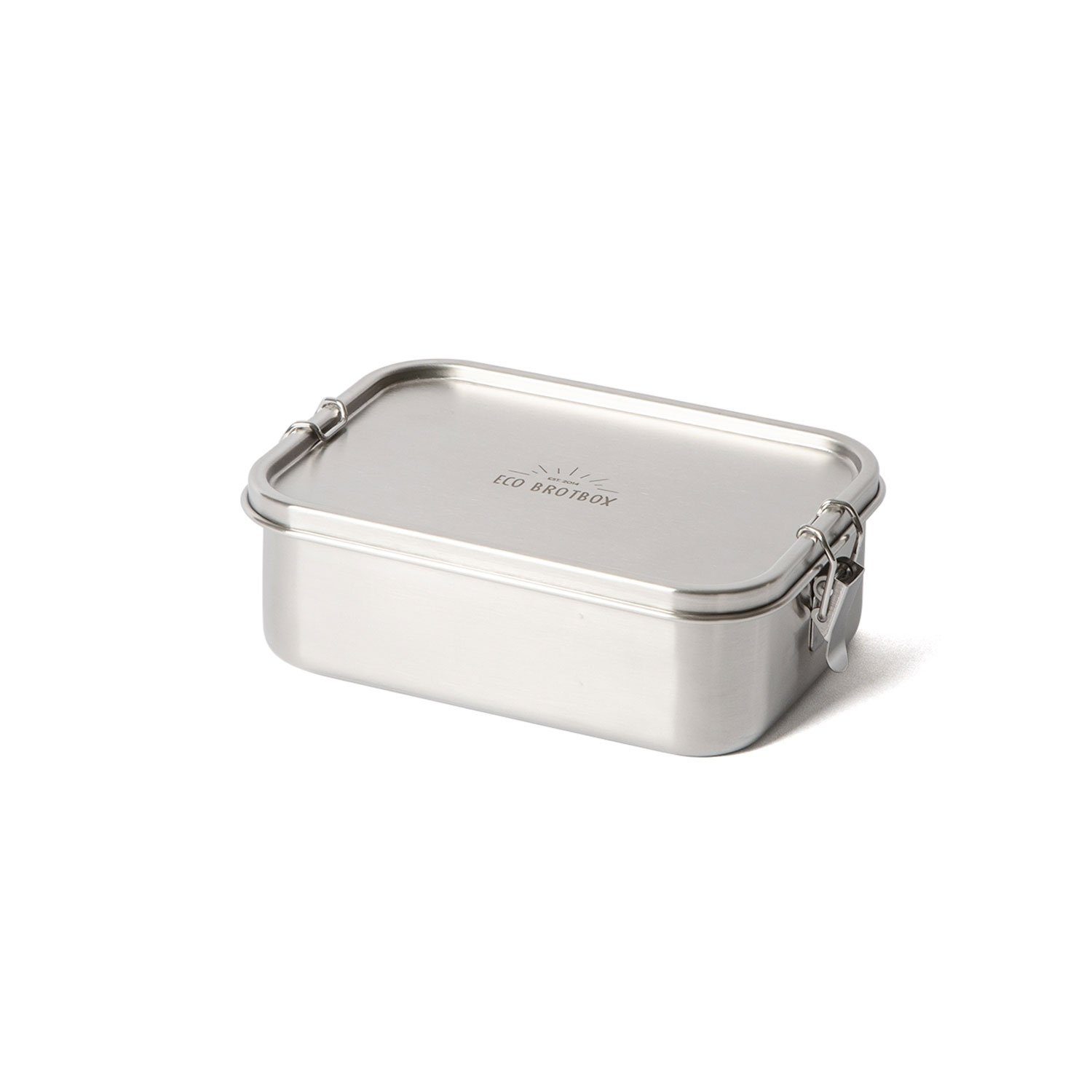 ECO Brotbox Lunchbox Brotdose Bento Classic + Edelstahl 1100 ml 380 g, Edelstahl