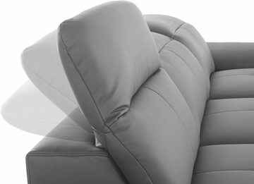 exxpo - sofa fashion Ecksofa Mantua 2, L-Form, mit Kopf- bzw. Rückenverstellung, wahlweise mit Bettfunktion