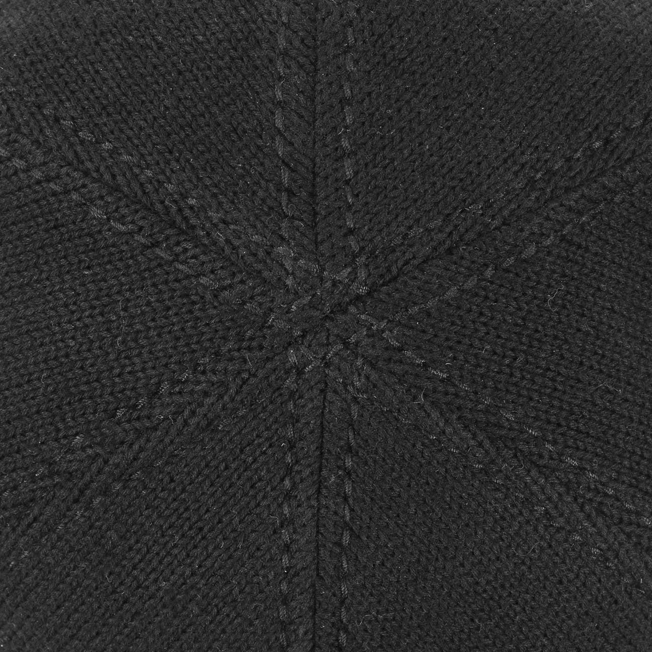 Cap mit Flatcap (1-St) Flat Stetson Schirm schwarz
