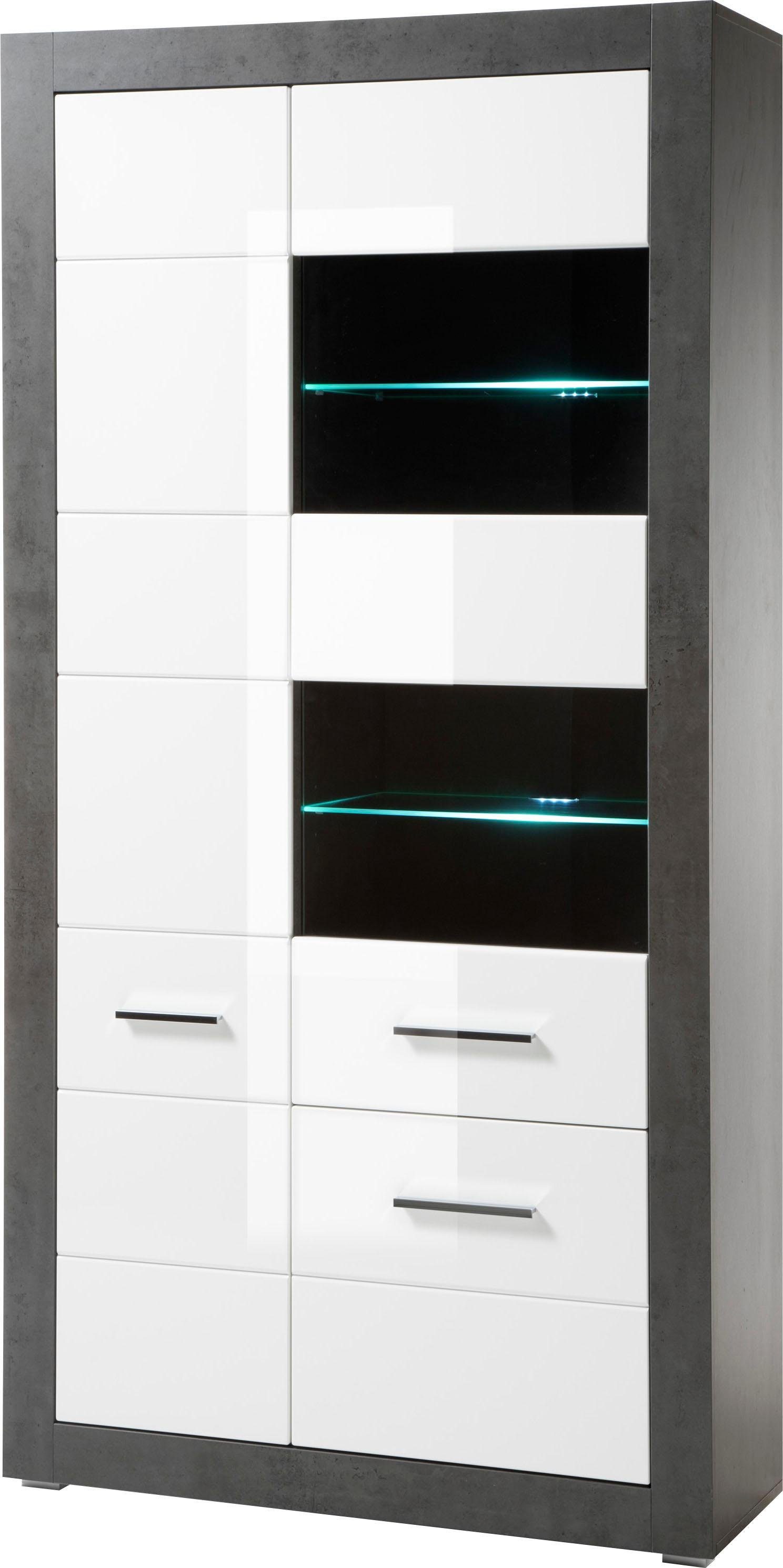 Home affaire Vitrine Etero Höhe 198 cm