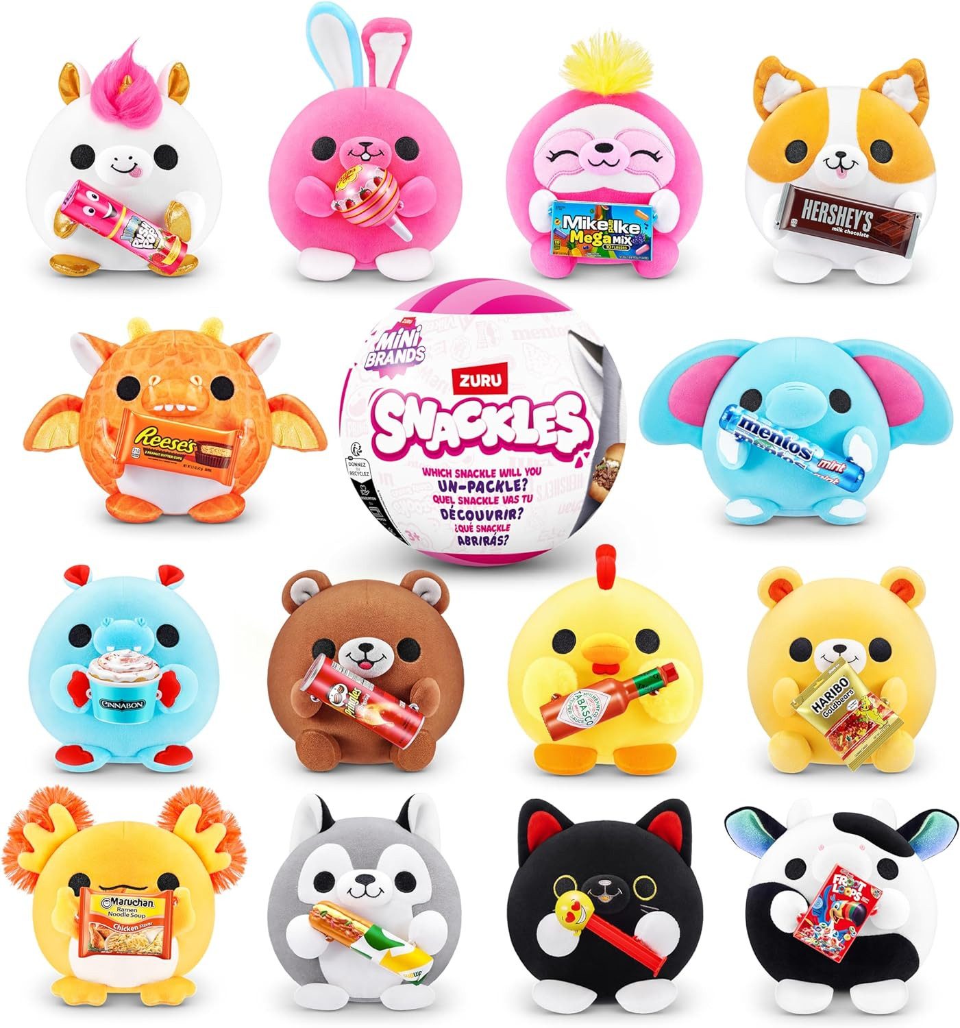 ZURU Plüschfigur 5 Surprise - SNACKLES Plüsch 14 cm - Serie 1,5 - Überrasch günstig online kaufen