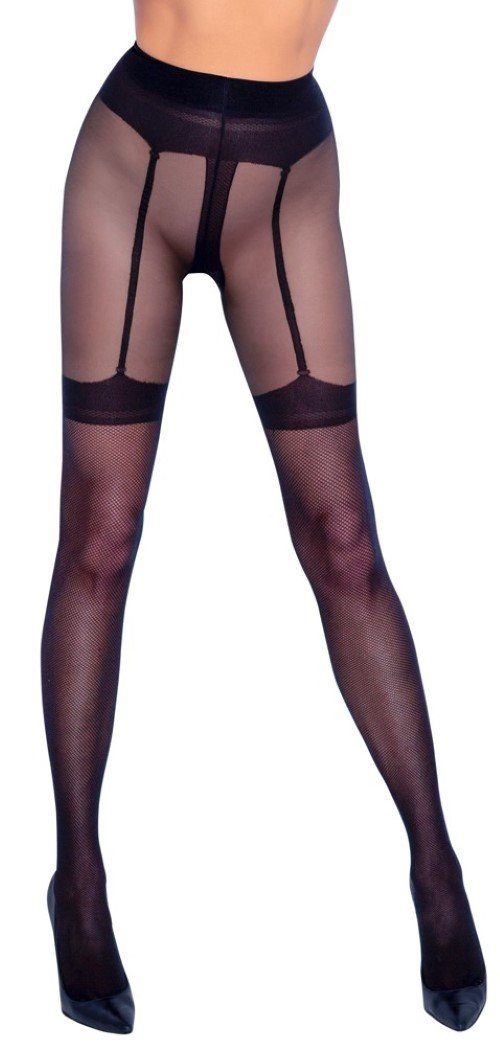 (2,3,4,5) Cottelli Collection Strumpfhose LEGWEAR - Strumpfhose Cottelli ouvert LEGWEAR Cottelli -