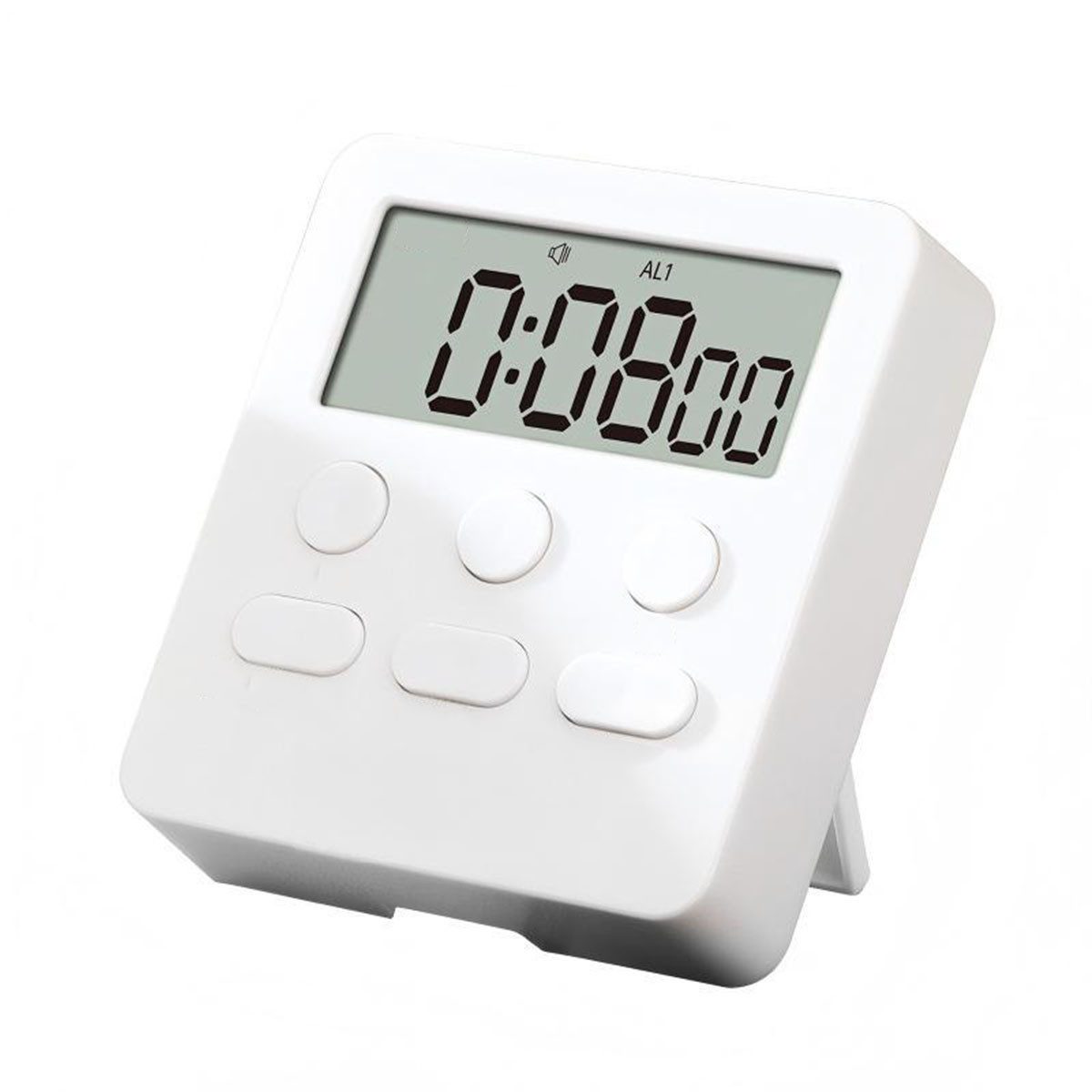 FELIXLEO Intervall-Timer Digitaler Küchentimer magnetisch Stoppuhr Uhr 3 Lautstufen LCD. (1-St)