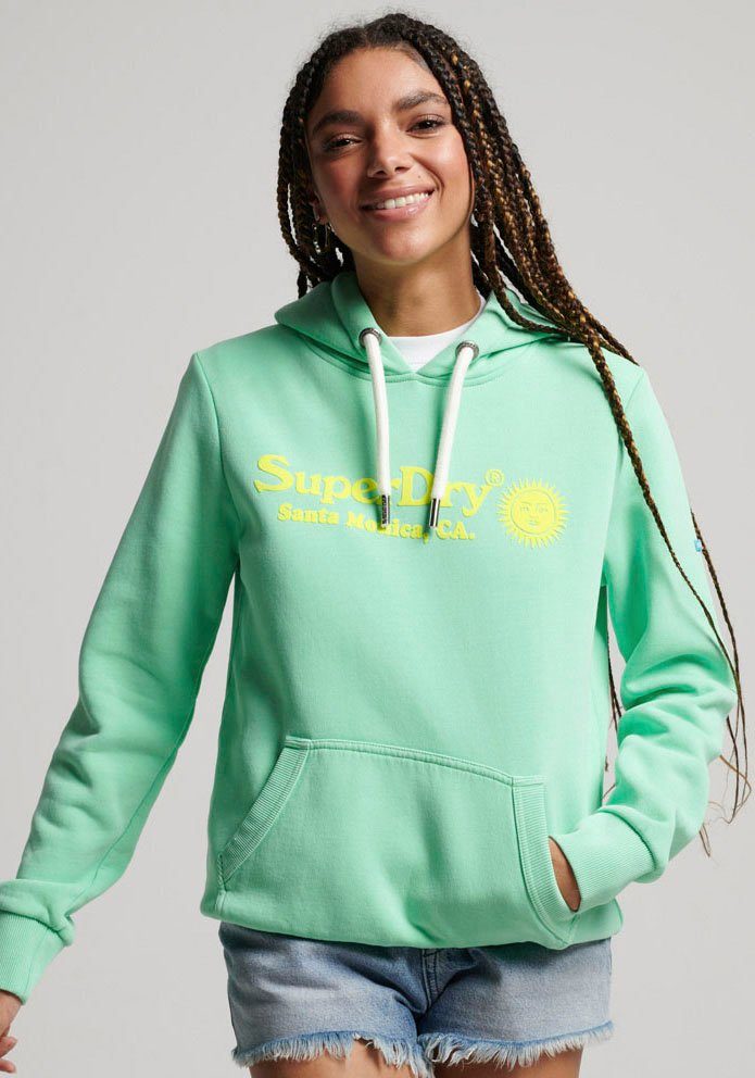 Superdry Kapuzensweatshirt VINTAGE VENUE HOOD Spring Bud G