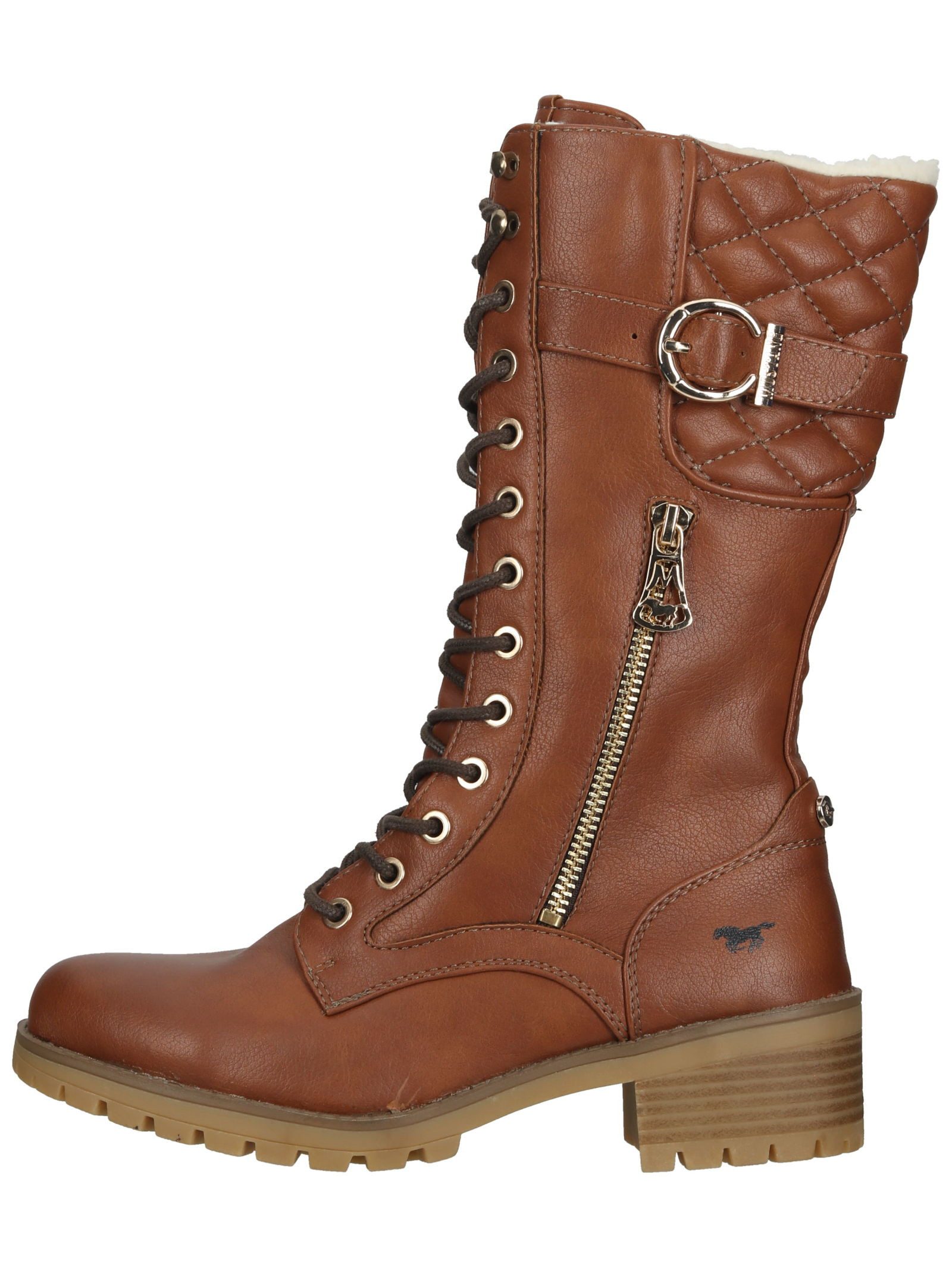 Mustang Shoes Mustang Shoes Stiefel Lederimitat Schnürstiefelette