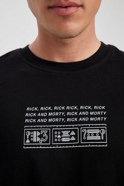 DeFacto T-Shirt T-Shirt COMFORT FIT Rick and Morty