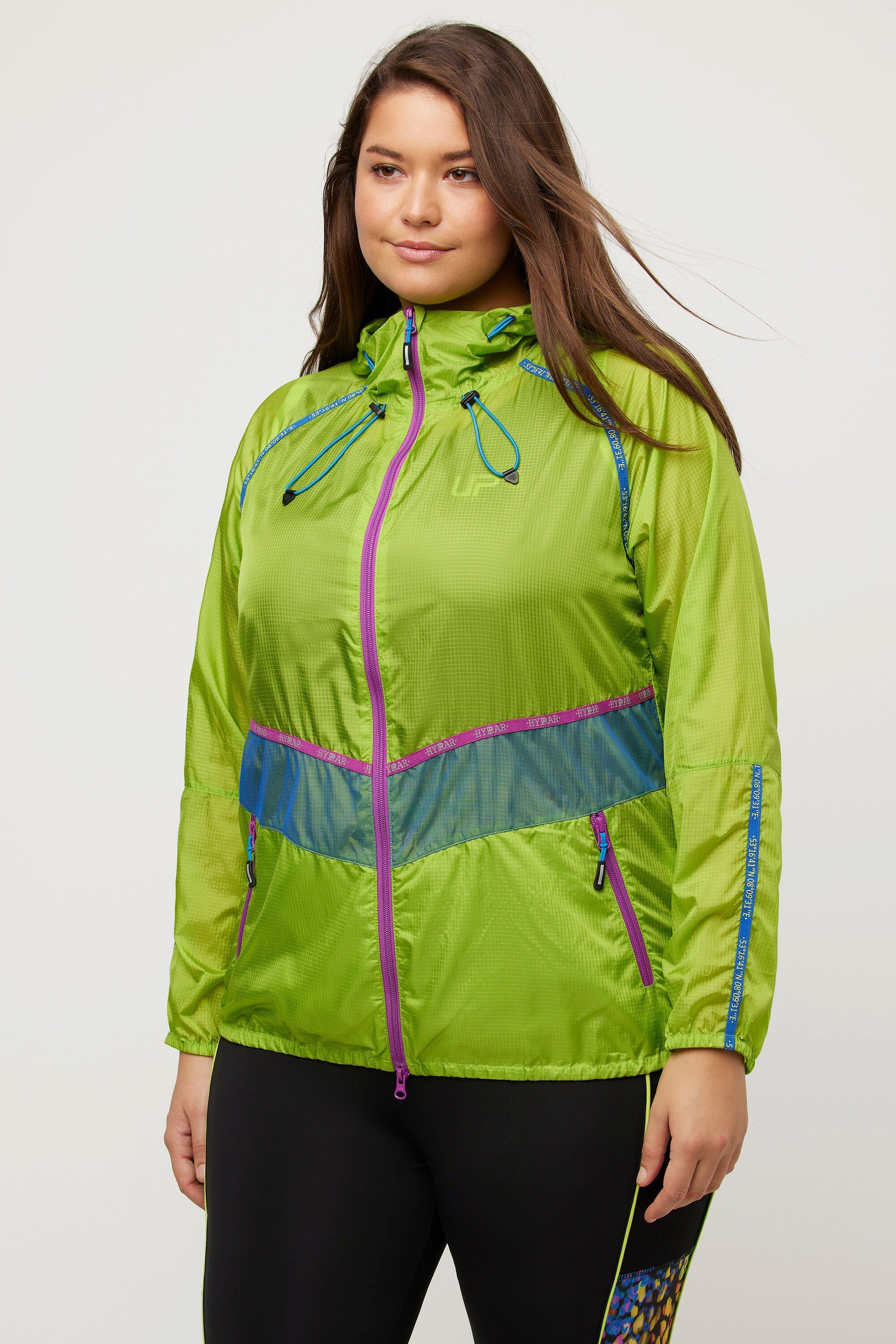 Funktionsjacke Funktionsjacke Kapuze 2-Wege-Zipper