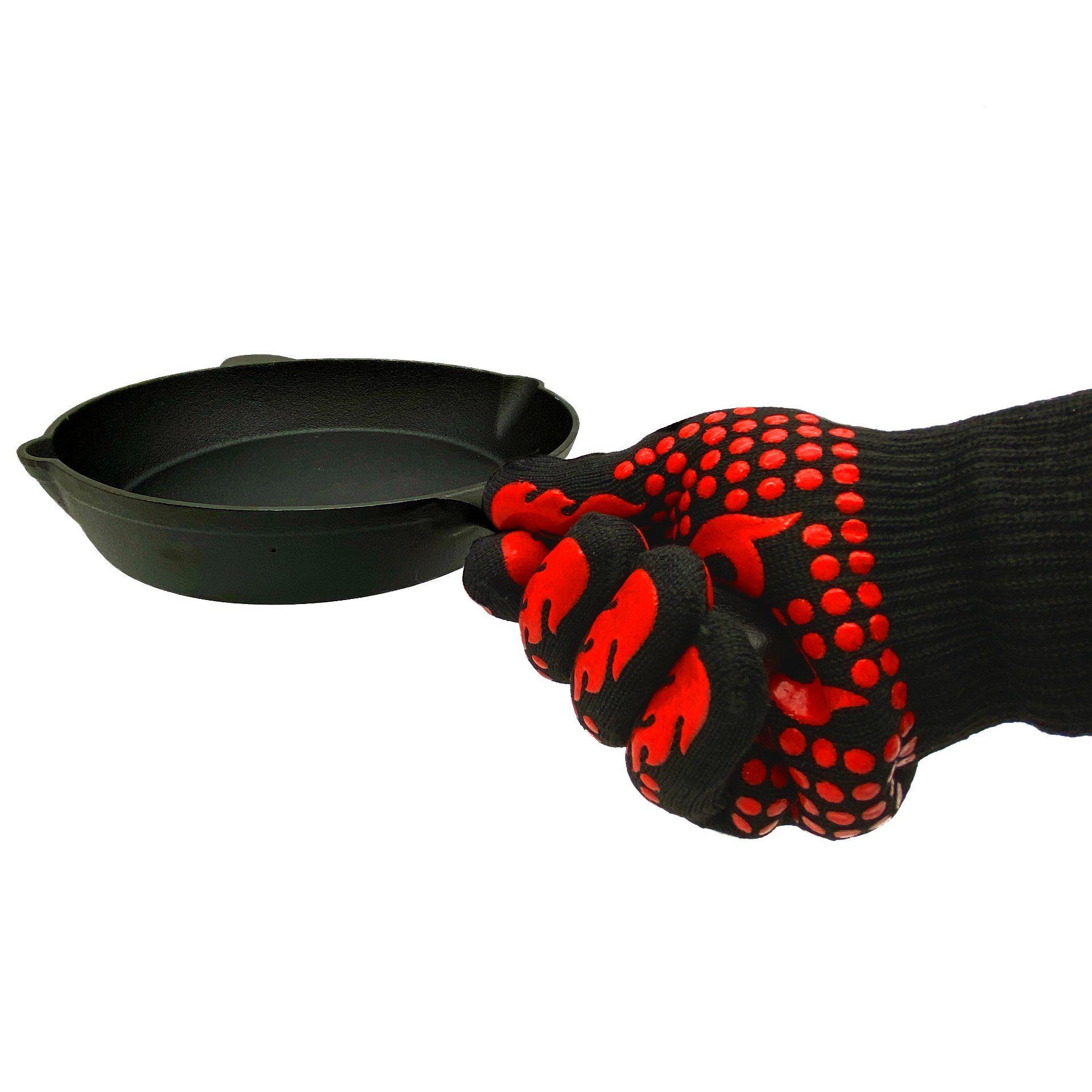 FireRocket Grillzange Grillhandschuh Paar hitzebeständig bis 500°C