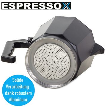 MAVURA Espressokocher ESPRESSOX Espresso Kocher Kaffeekocher Mokka Maker Espressobereiter, Kaffeebereiter Espressokanne Mokkakocher Espressomaschine 3 Tassen