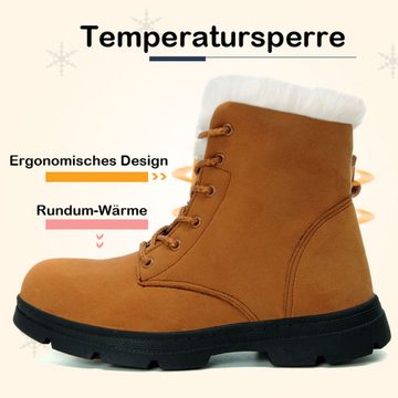 HUSKSWARE Winterboots (Damen Fashion, Mid Calf Outdoor-Stiefel) Komfort und Wärme