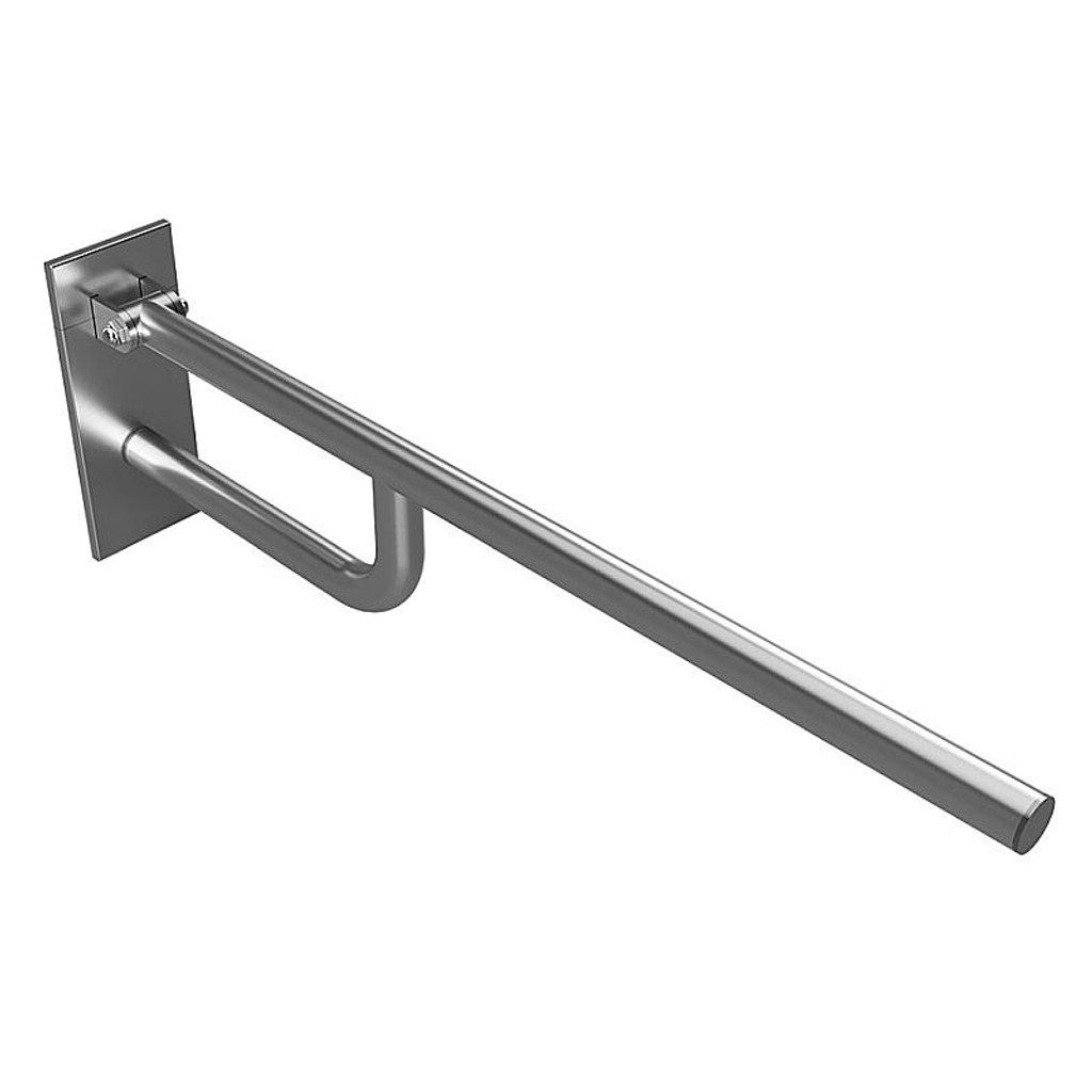 BRILLANTBAD® Stützklappgriff BELP Stützklappgriff Edelstahl gebürstet Abdeckung Bad & WC >> Bohren