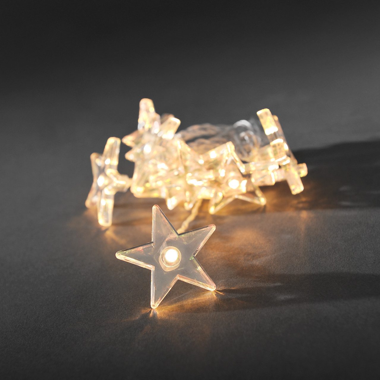 KONSTSMIDE LED-Lichterkette Konstsmide LED Lichterkette klare Sterne 2 m