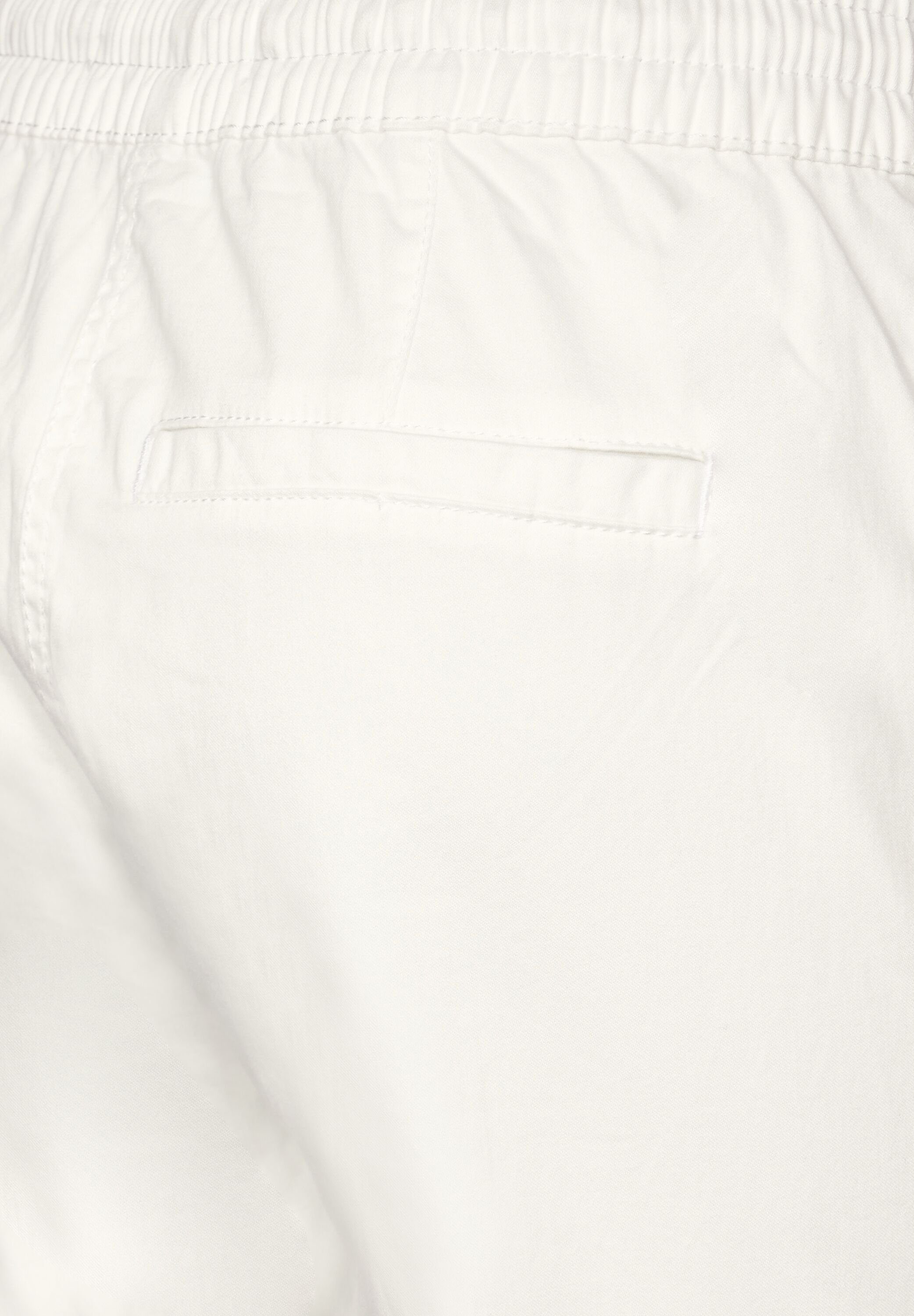 Jogger mit Cecil Pants Stretchanteil white vanilla Baumwolle aus