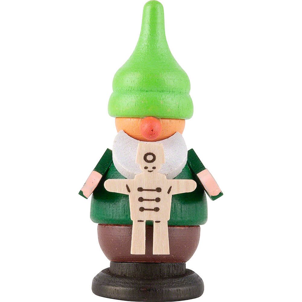 Spielwarenmacher Günther e.K. Dekofigur Zwerg mit Hampelmann (6cm) von Spielwarenmacher Günther
