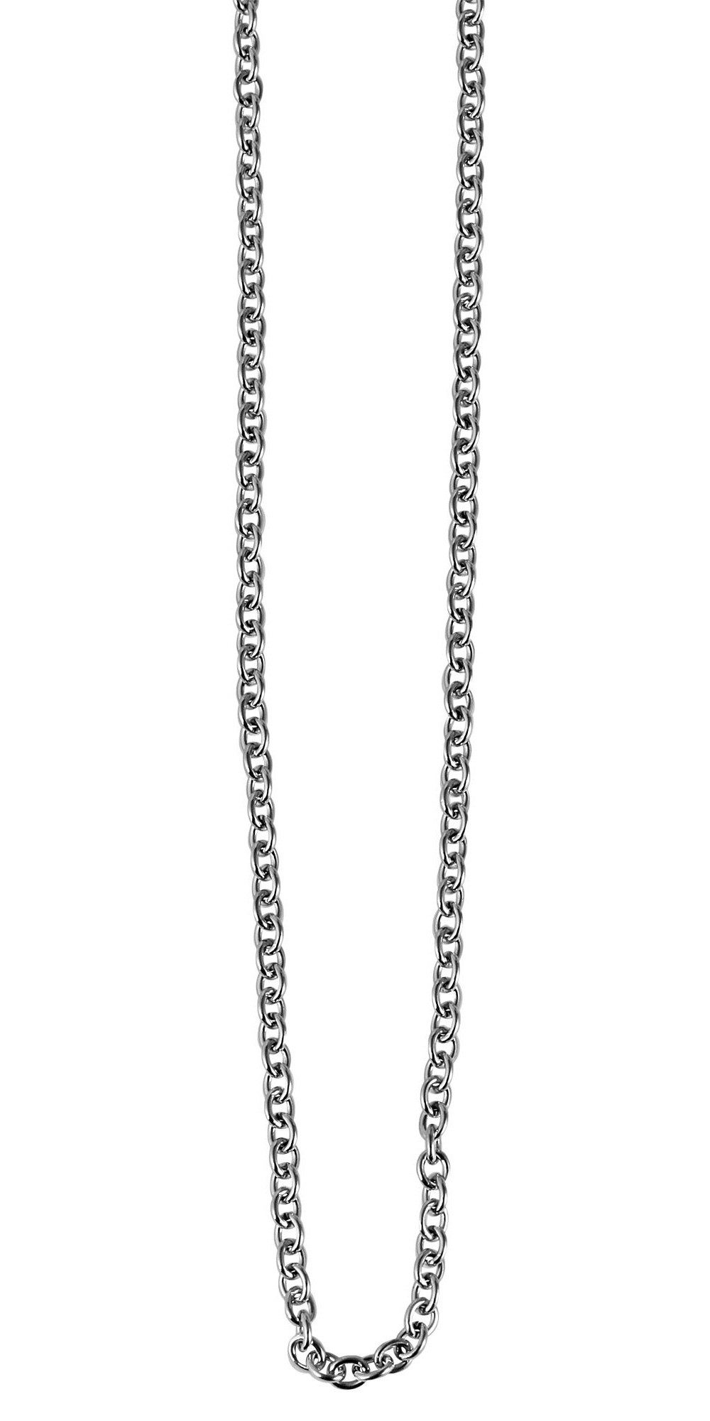 Kette ohne Anhänger Halskette aus Edelstahl 60 cm