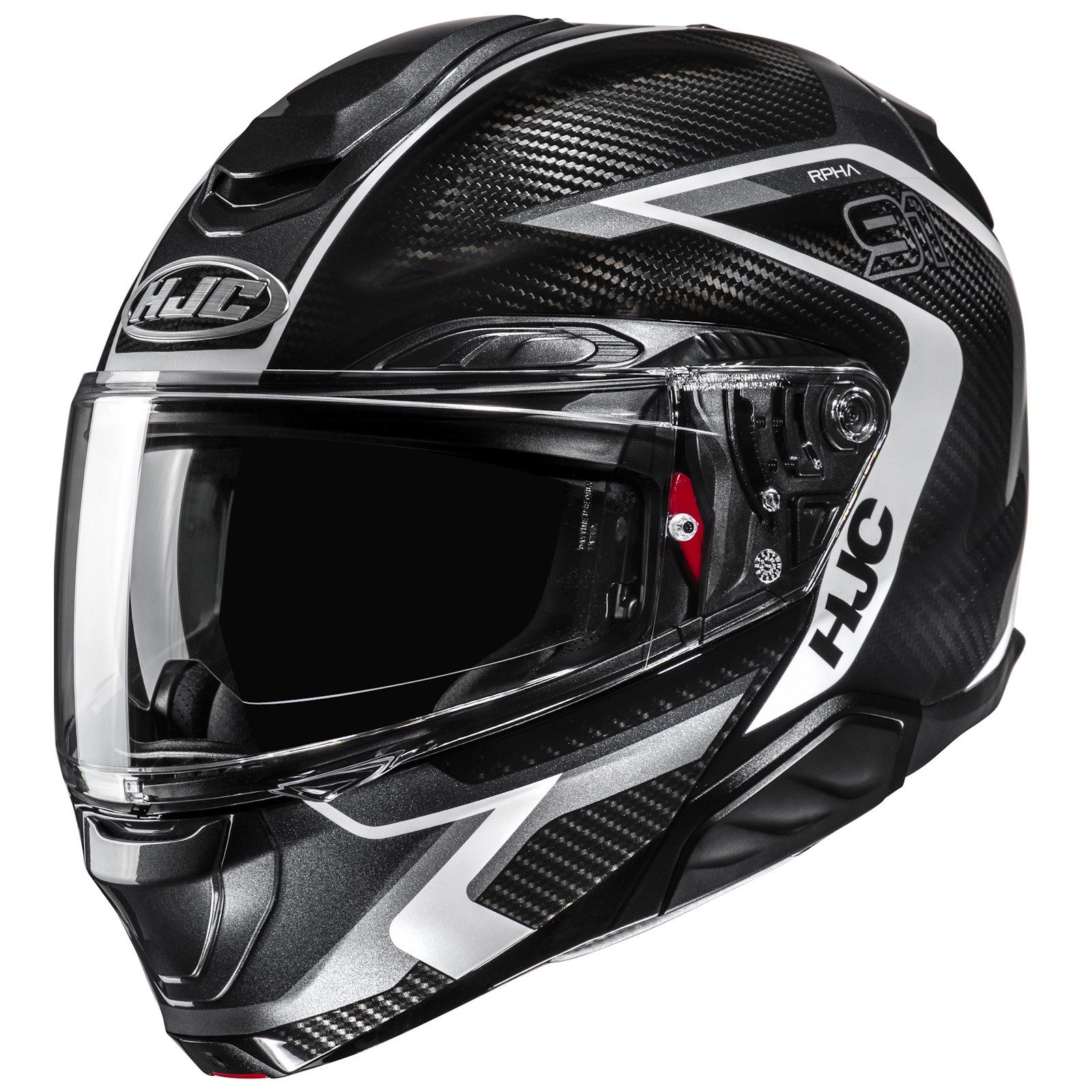 HJC Motorradhelm HJC RPHA 91 Carbon Lagos MC5 Klapphelm (1er Set)