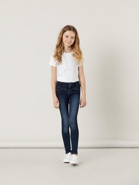 Name It Skinny-fit-Jeans Name It Mädchen Denim-Jeans aus Bio-Baumwolle