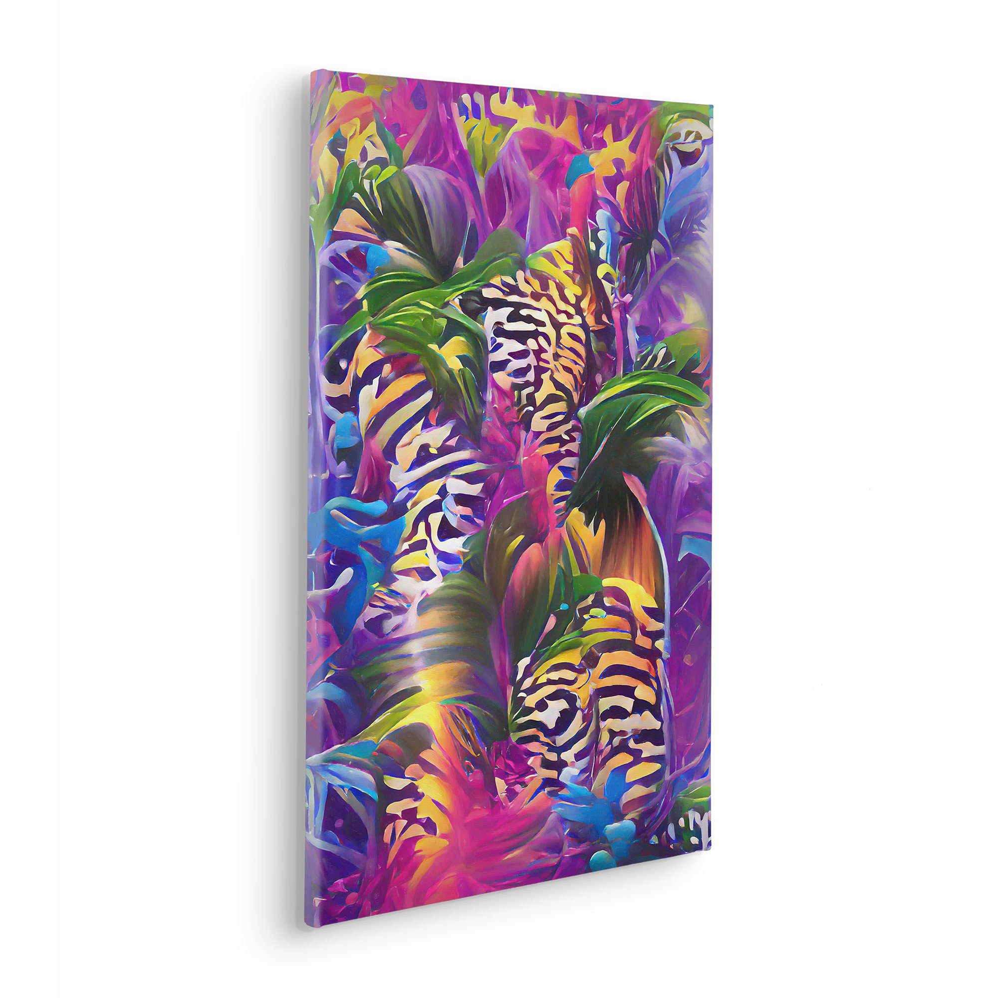 Komar Leinwandbild Disco Fever - Größe 40 x 60 cm, Natur (1 St), Keilrahmenbild mi Echtholzrahmen