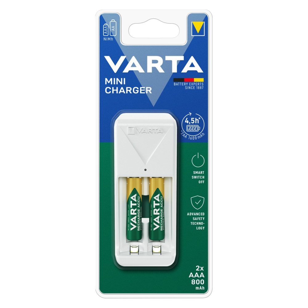 VARTA Varta Mini Ladegerät 2xAAA (800mA) Akku-Ladestation